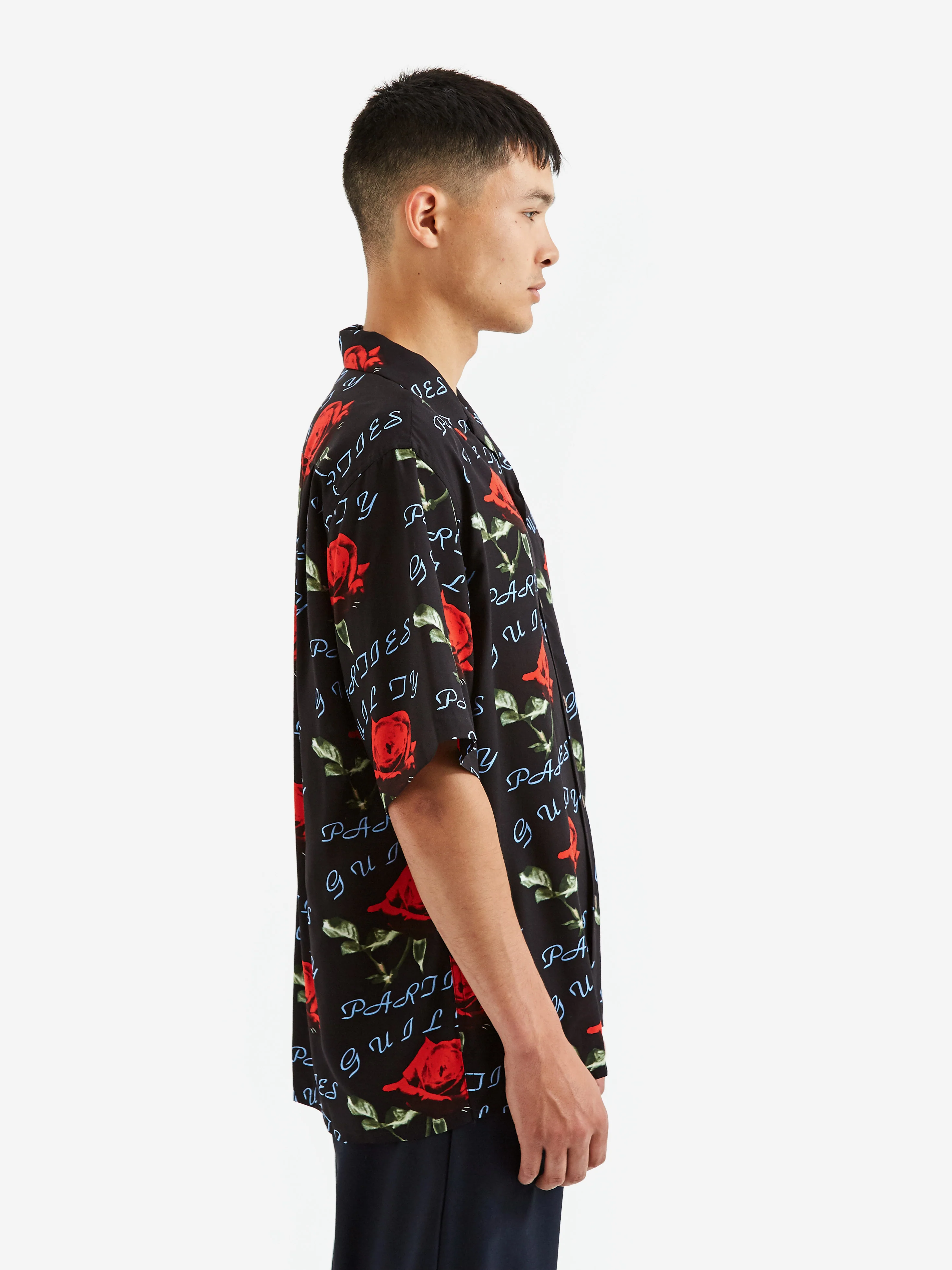 Wacko Maria Shortsleeve Hawaiian Shirt Type-4 - Black - Image 6