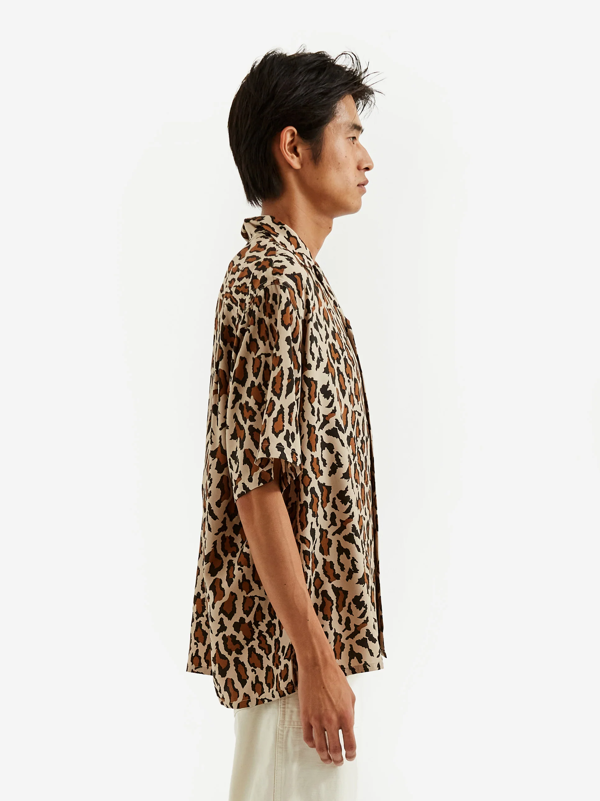 Wacko Maria Shortsleeve Hawaiian Shirt Type-6 - Beige - Image 6