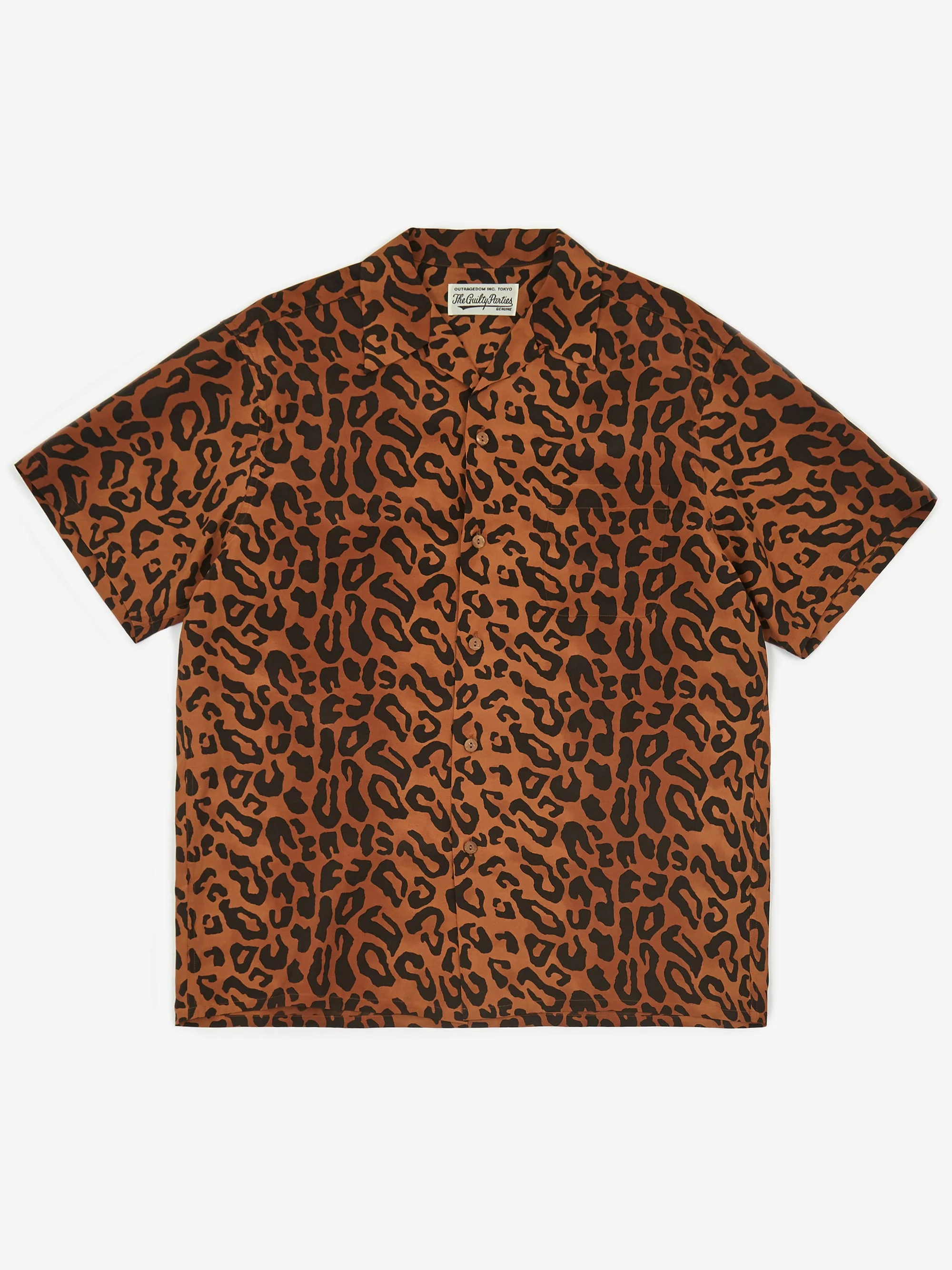 Wacko Maria Shortsleeve Hawaiian Shirt Type 6 - Brown