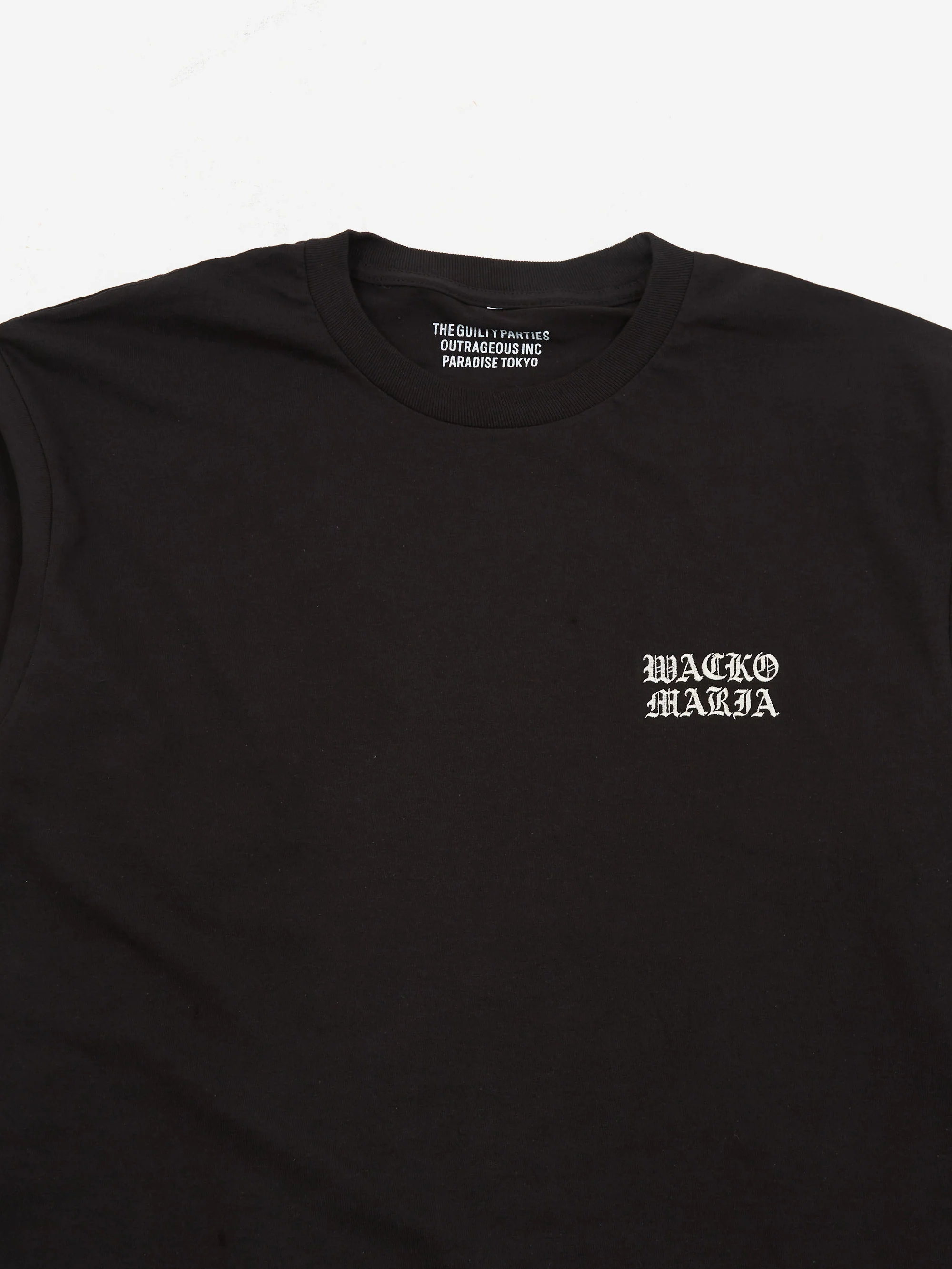 Wacko Maria Tim Lehi / Crew Neck Long Sleeve T-Shirt ( Type-2 ) - Black - Image 4