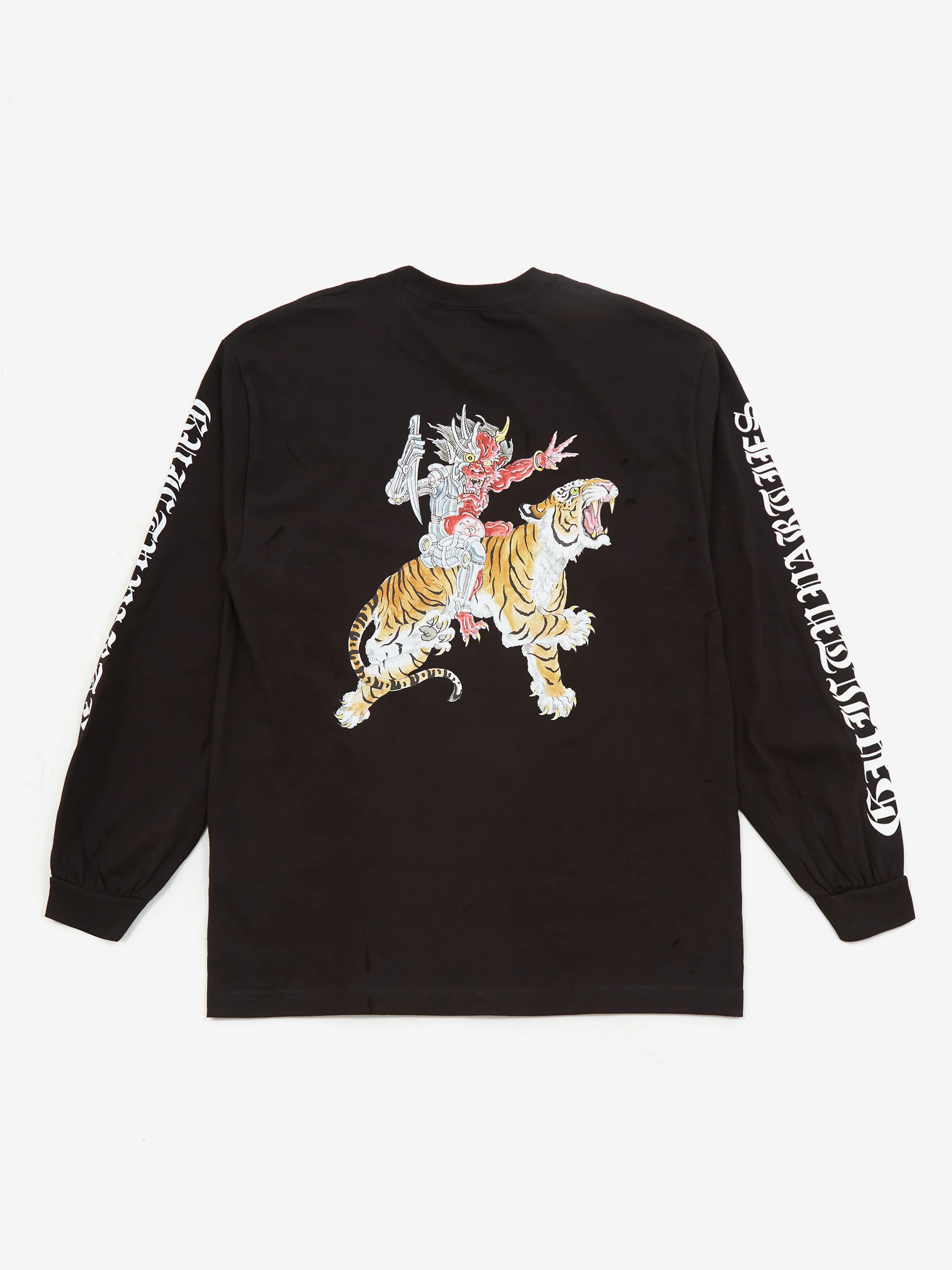 Wacko Maria Tim Lehi Crew Neck Long Sleeve T-Shirt (Type-3) - Black - Image 3