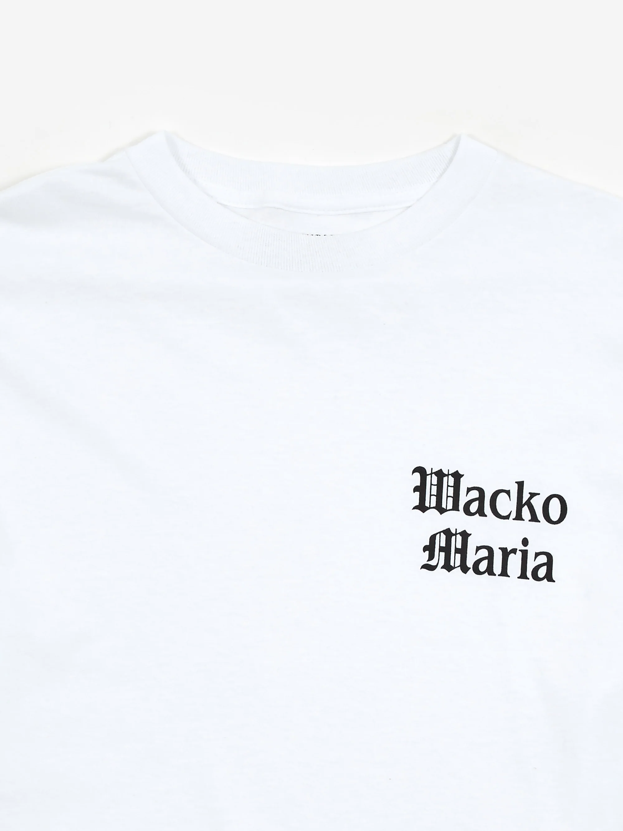 Wacko Maria Tim Lehi / Crew Neck Long Sleeve T-Shirt (Type-3) - White - Image 4