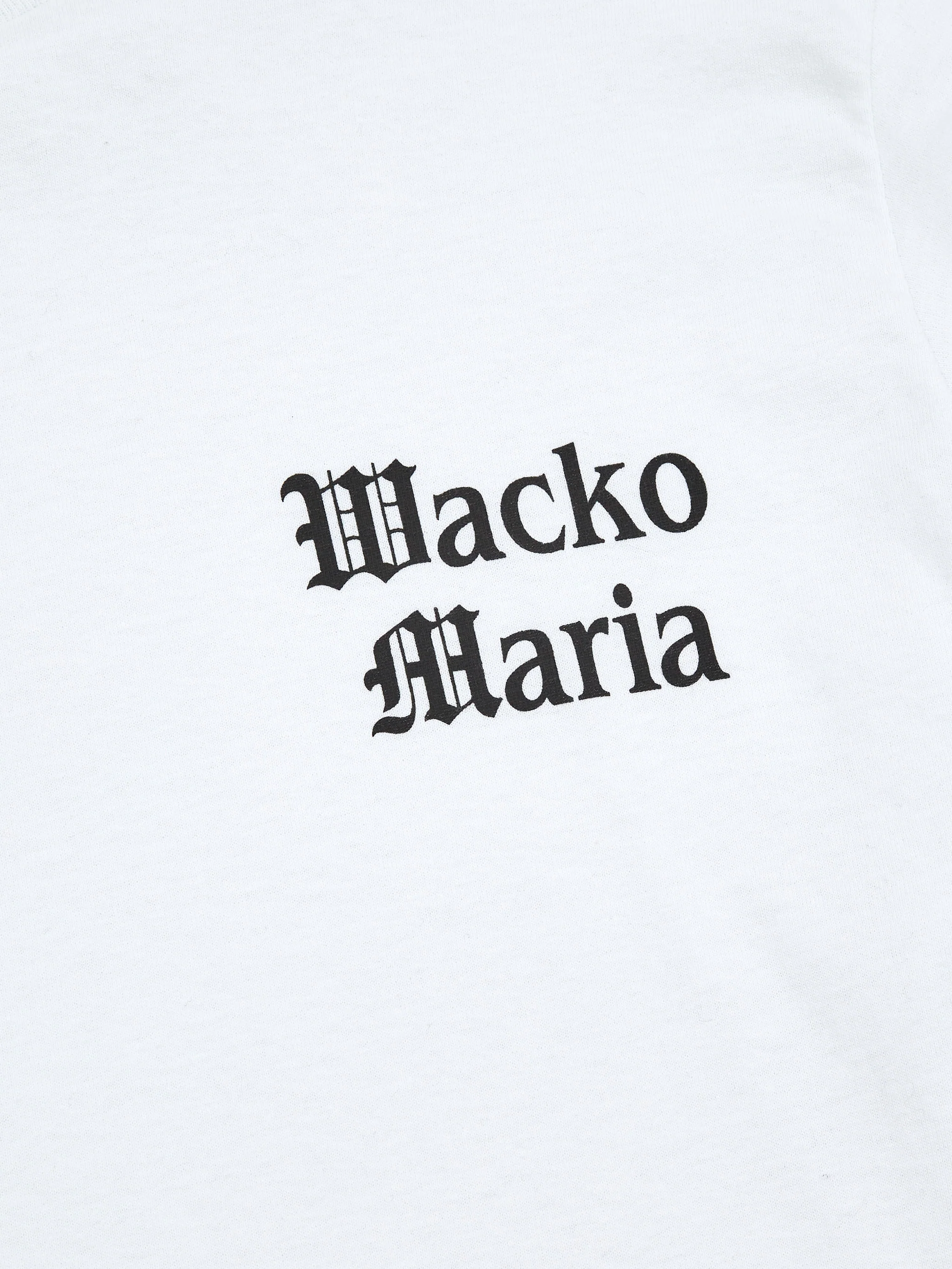 Wacko Maria Tim Lehi / Crew Neck Long Sleeve T-Shirt (Type-3) - White - Image 5