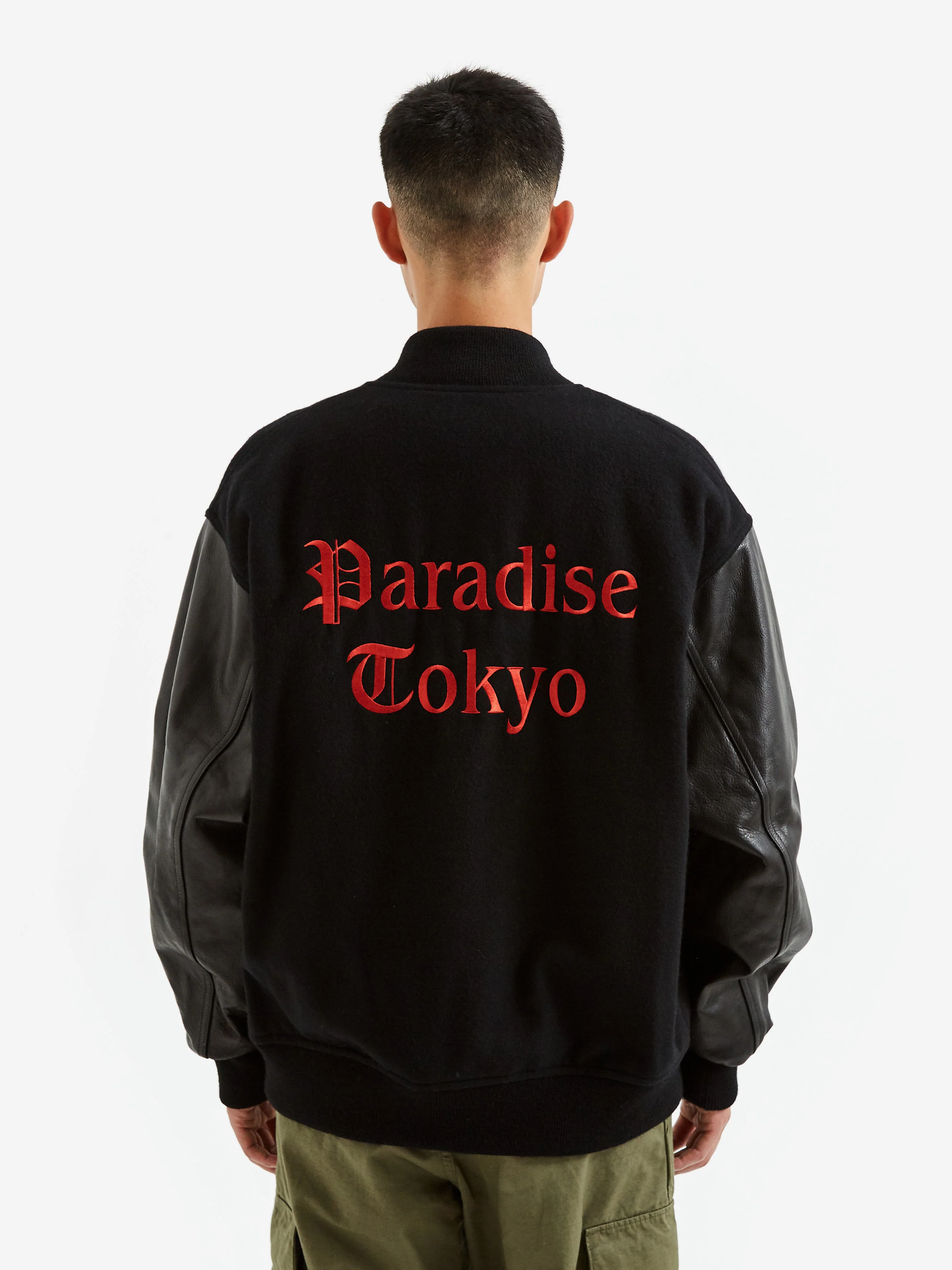 Wacko Maria Varsity Jacket -A- Type-3 - Black - Image 2