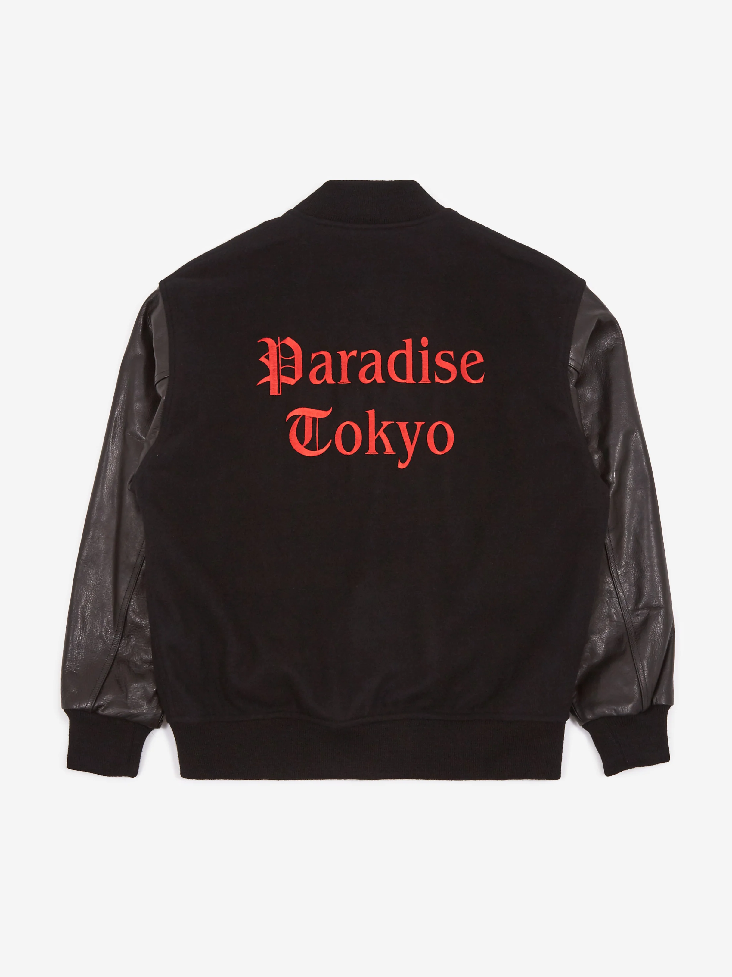 Wacko Maria Varsity Jacket -A- Type-3 - Black - Image 7