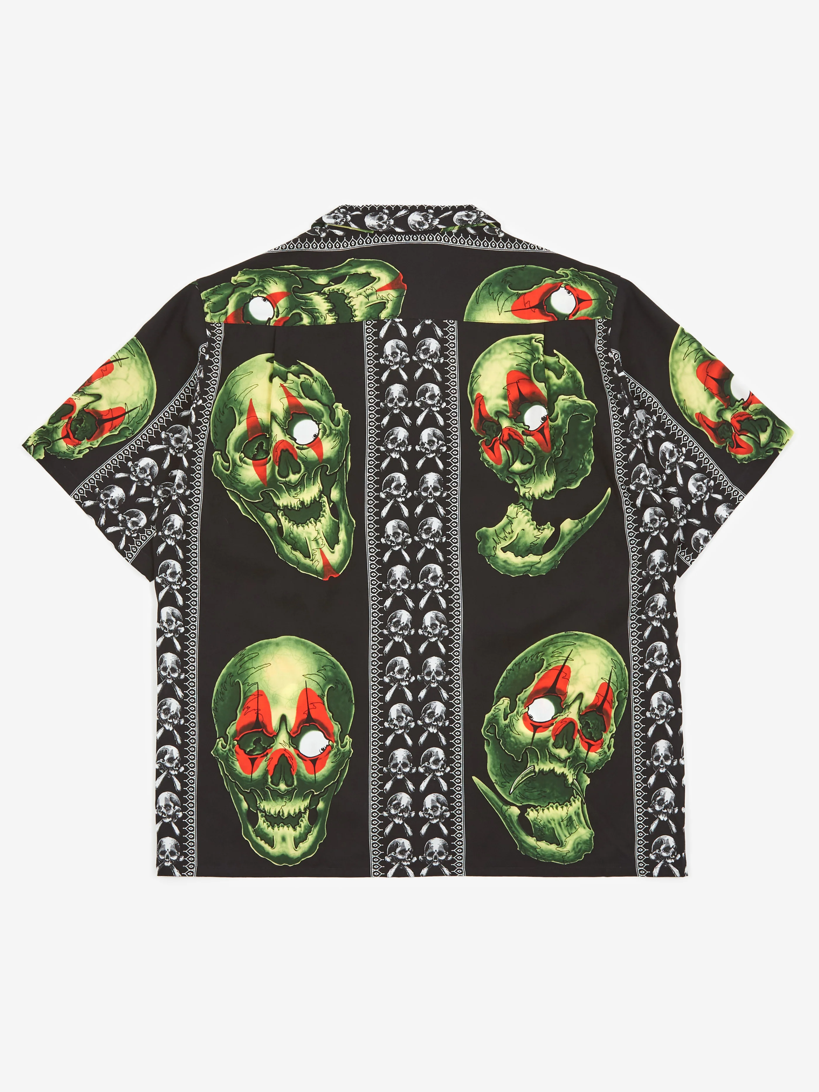 Wacko Maria x 56 Tattoo Studio / Shortsleeve Hawaiian Shirt Type-1 - Black - Image 5