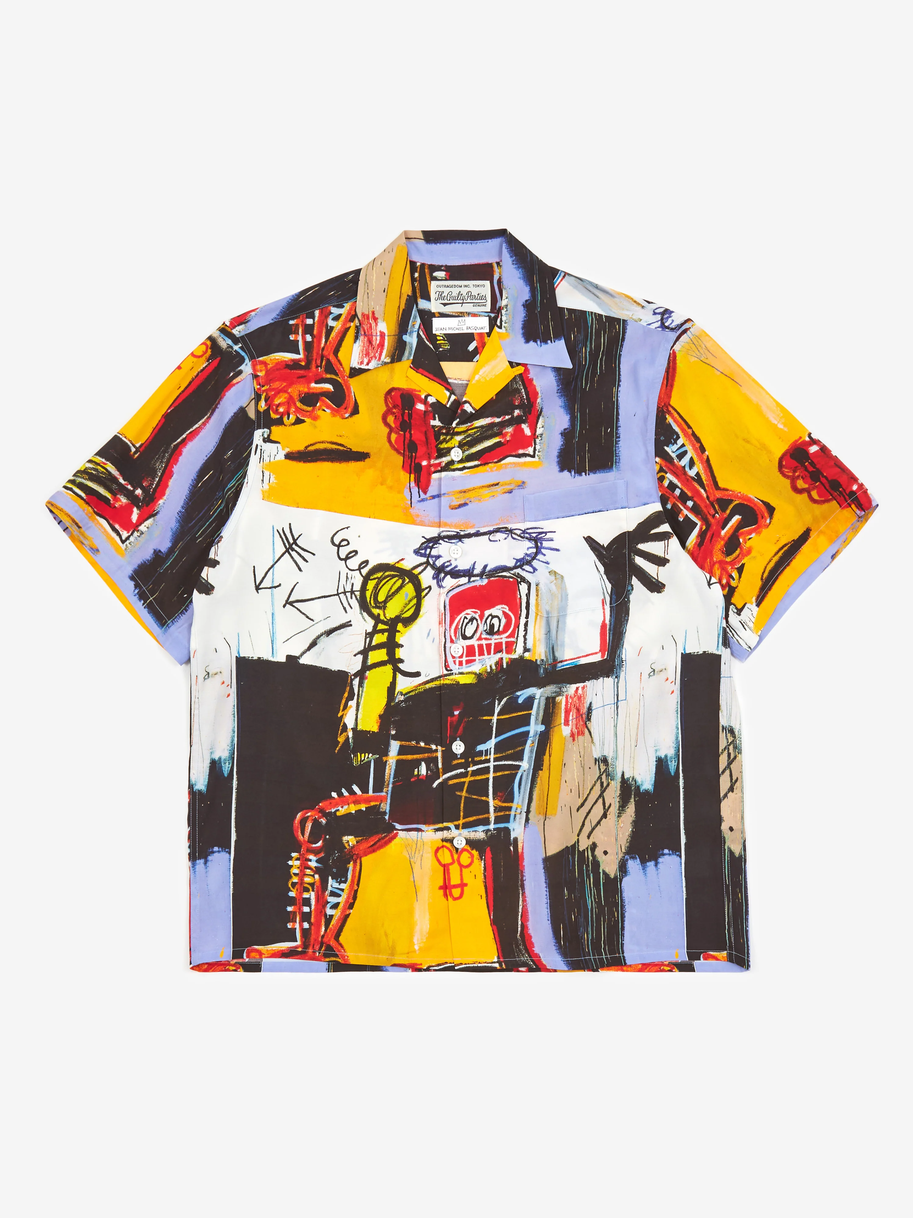 Wacko Maria x Jean-Michel Basquiat / Shortsleeve Hawaiian Shirt Type-1 - Multi
