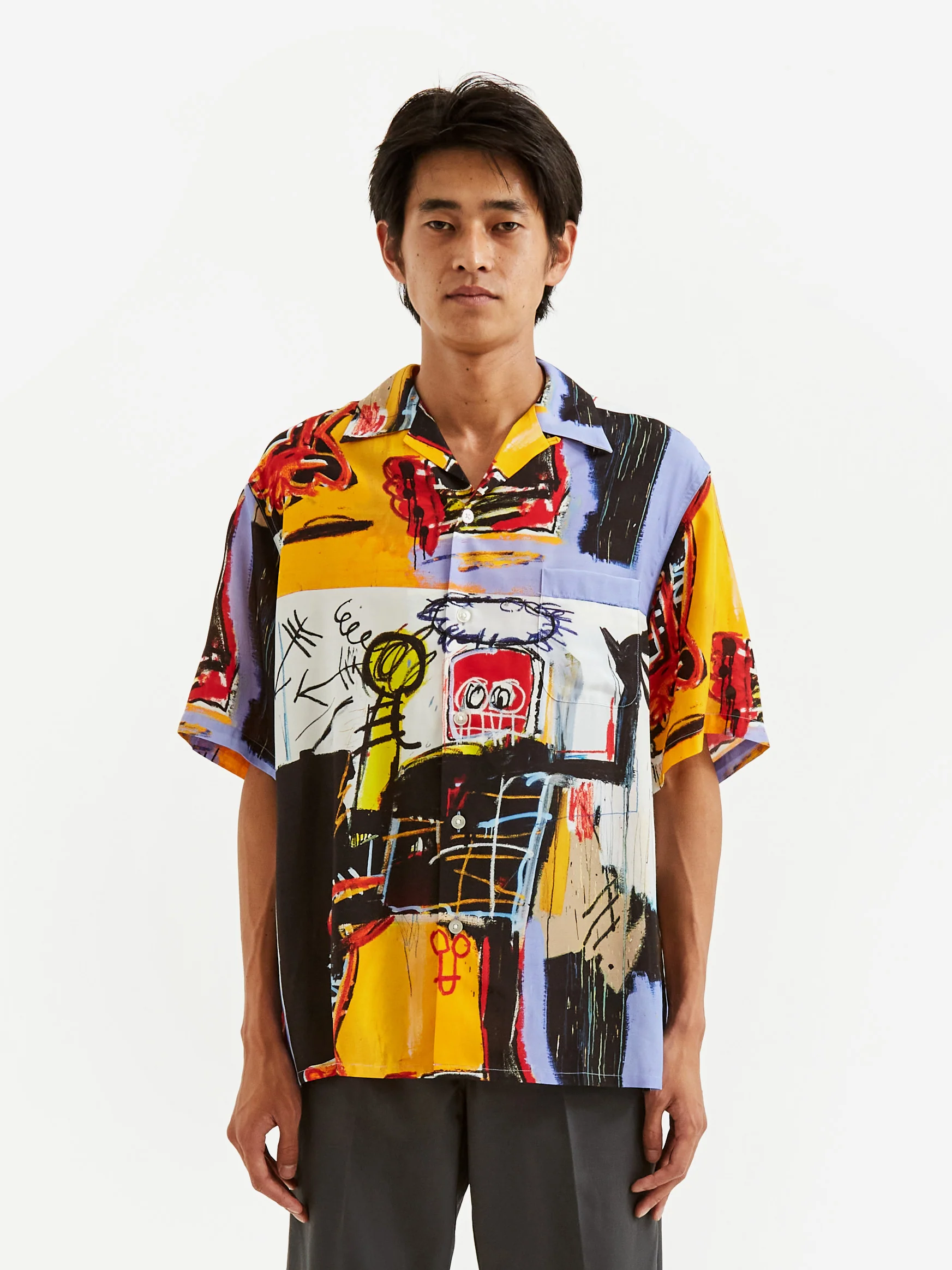 Wacko Maria x Jean-Michel Basquiat / Shortsleeve Hawaiian Shirt Type-1 - Multi - Image 2