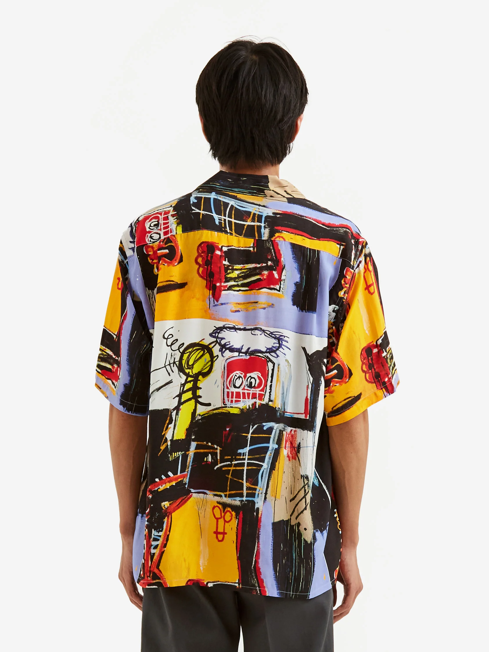 Wacko Maria x Jean-Michel Basquiat / Shortsleeve Hawaiian Shirt Type-1 - Multi - Image 7