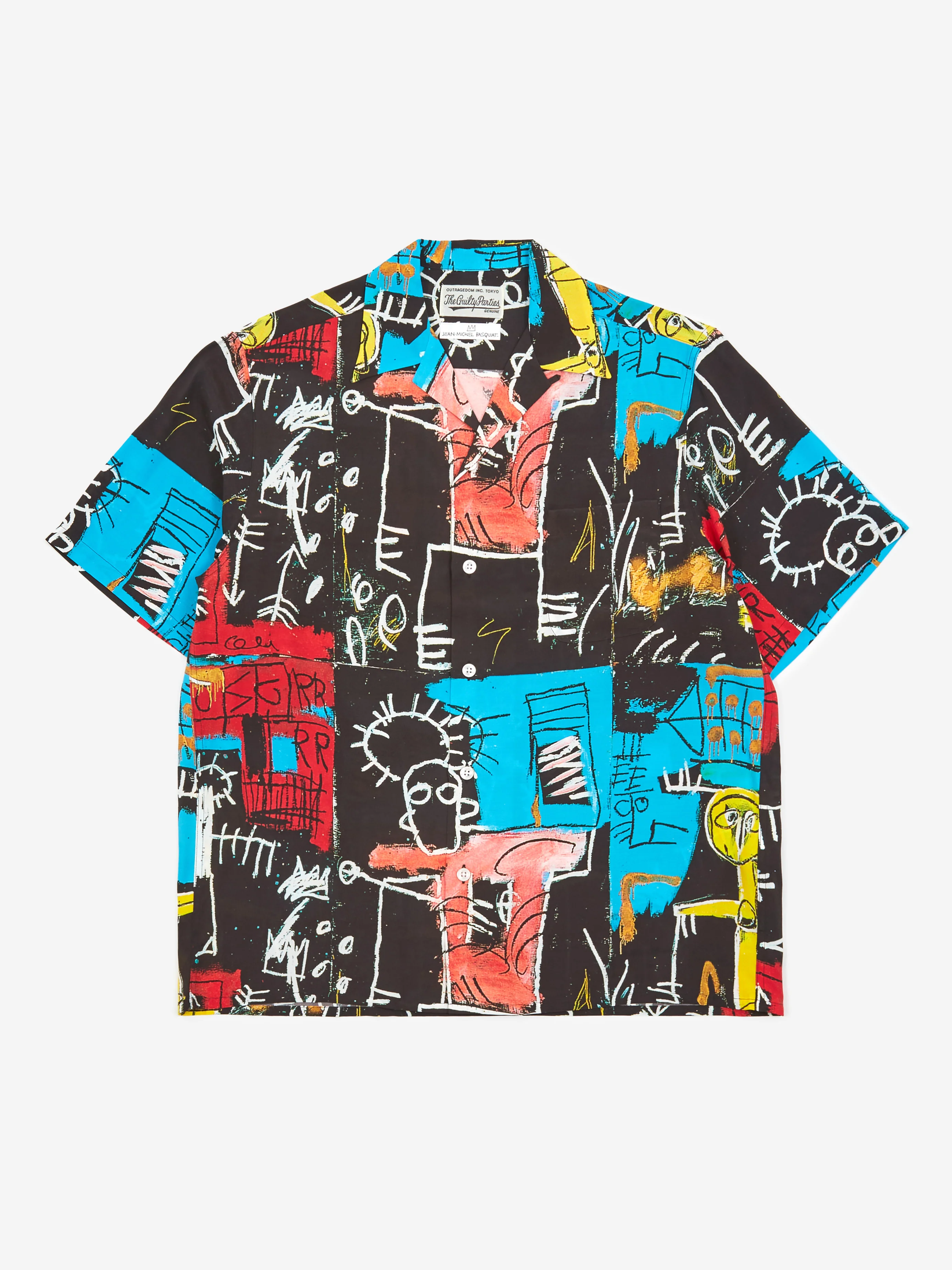 Wacko Maria x Jean-Michel Basquiat / Shortsleeve Hawaiian Shirt Type-3 - Multi