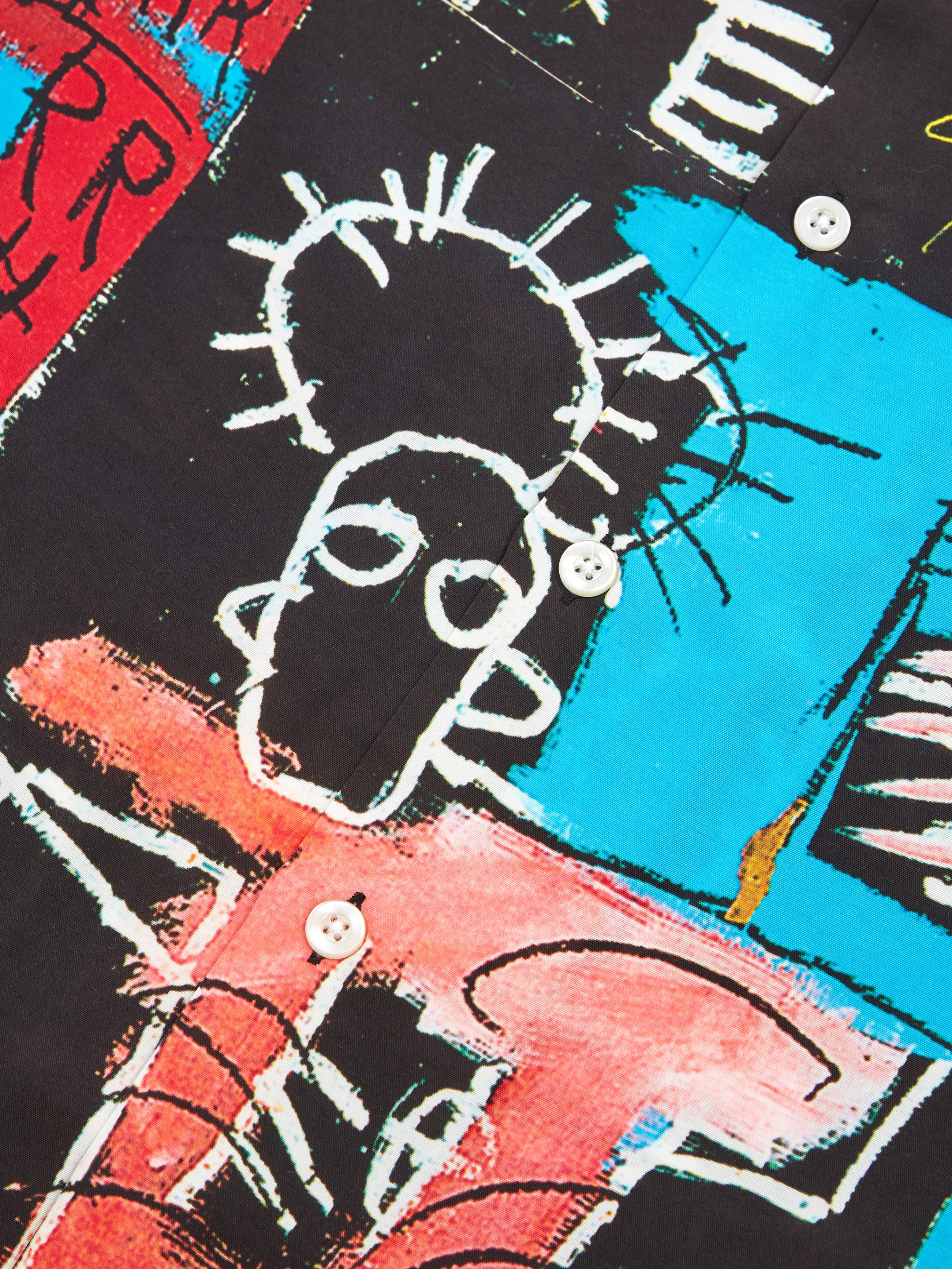 Wacko Maria x Jean-Michel Basquiat / Shortsleeve Hawaiian Shirt Type-3 - Multi - Image 3