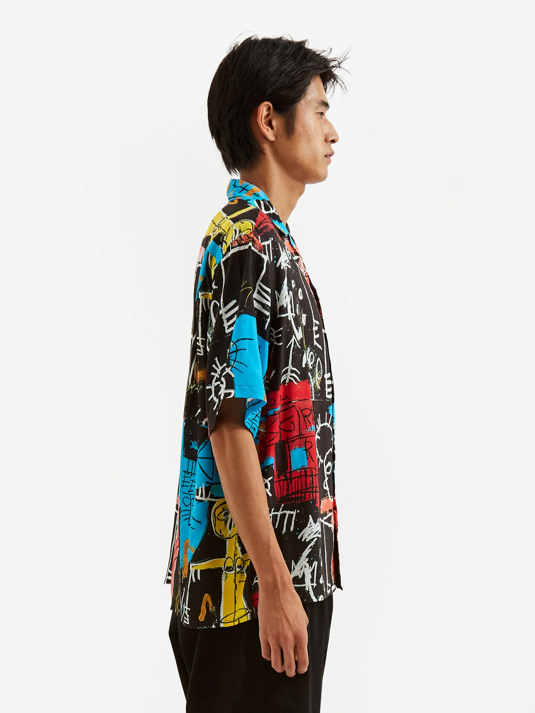 Wacko Maria x Jean-Michel Basquiat / Shortsleeve Hawaiian Shirt Type-3 - Multi - Image 7