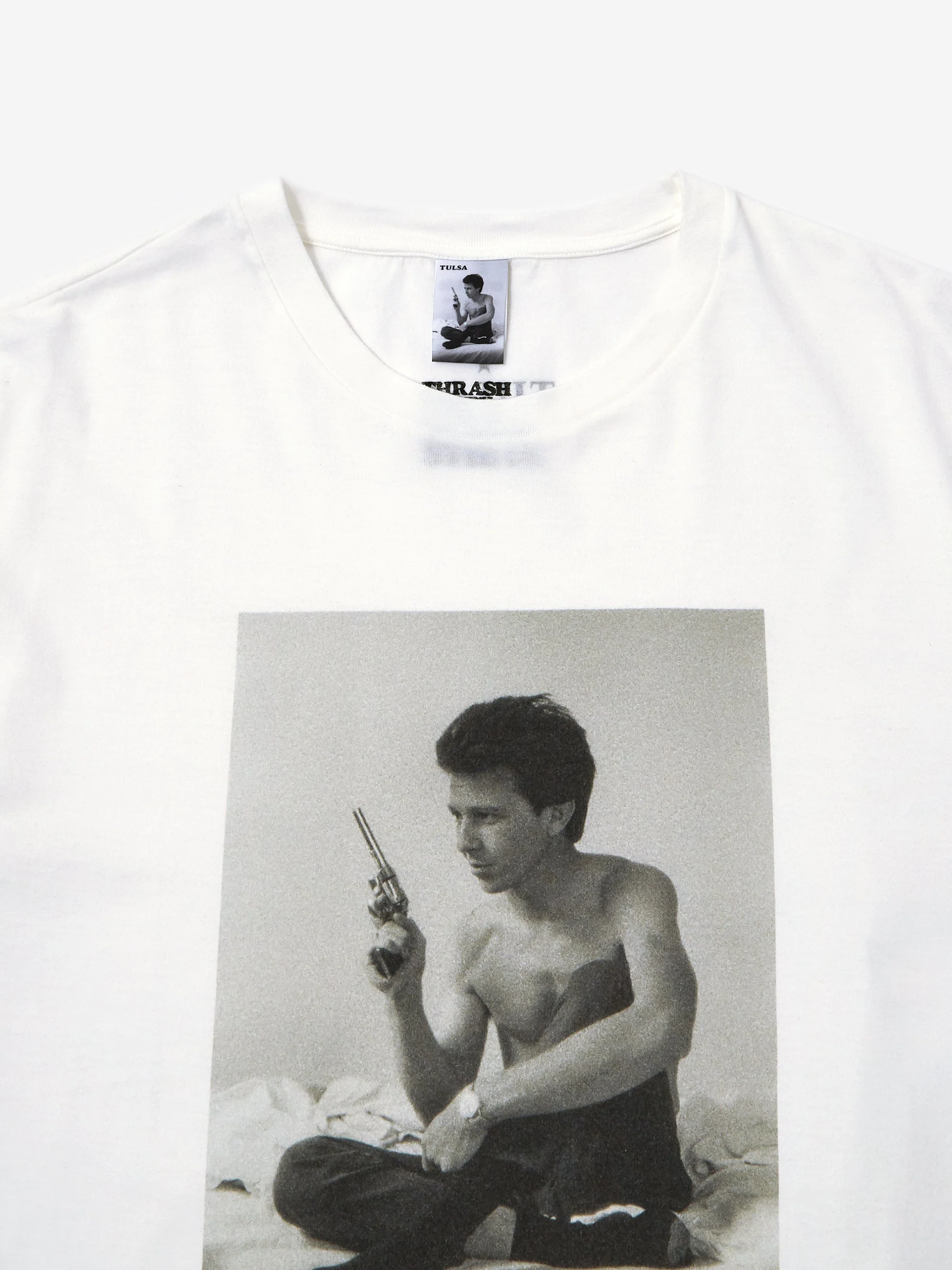 Wacko Maria x Larry Clark Tulsa Crewneck Shortsleeve T-Shirt - White - Image 3