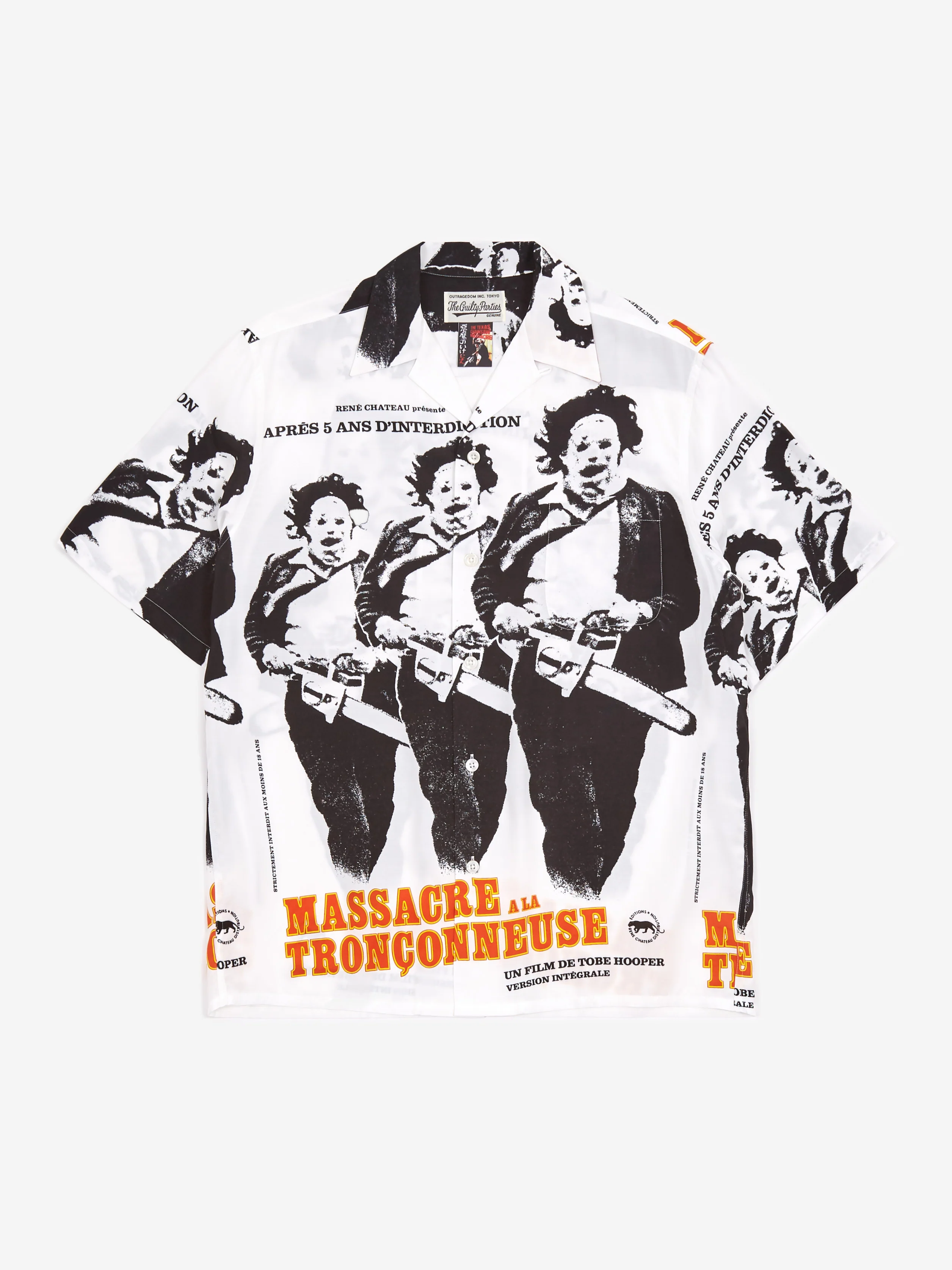 Wacko Maria x The Texas Chainsaw Massacre / Shortsleeve Hawaiian Shirt Type-3 - Multi