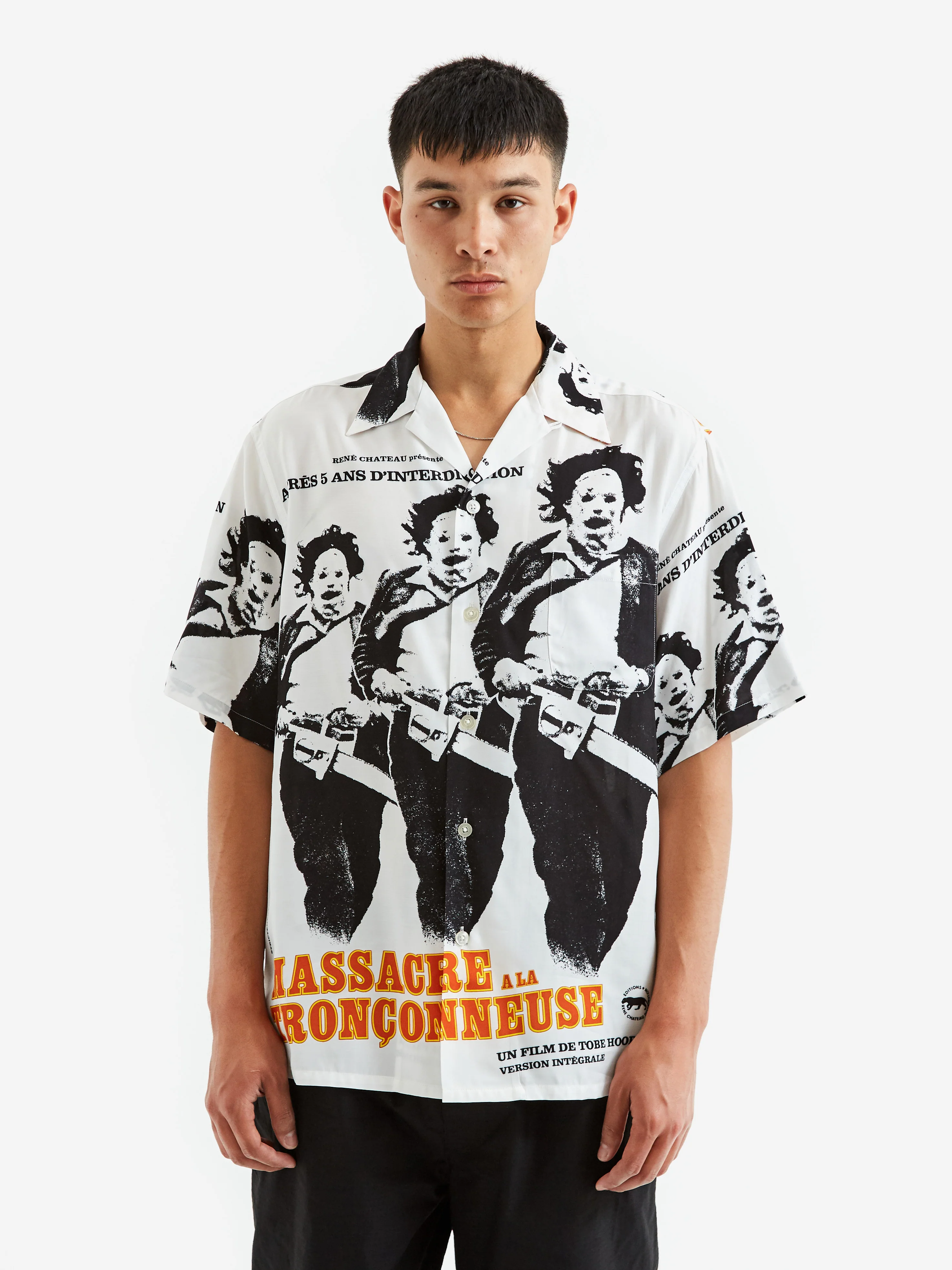 Wacko Maria x The Texas Chainsaw Massacre / Shortsleeve Hawaiian Shirt Type-3 - Multi - Image 5