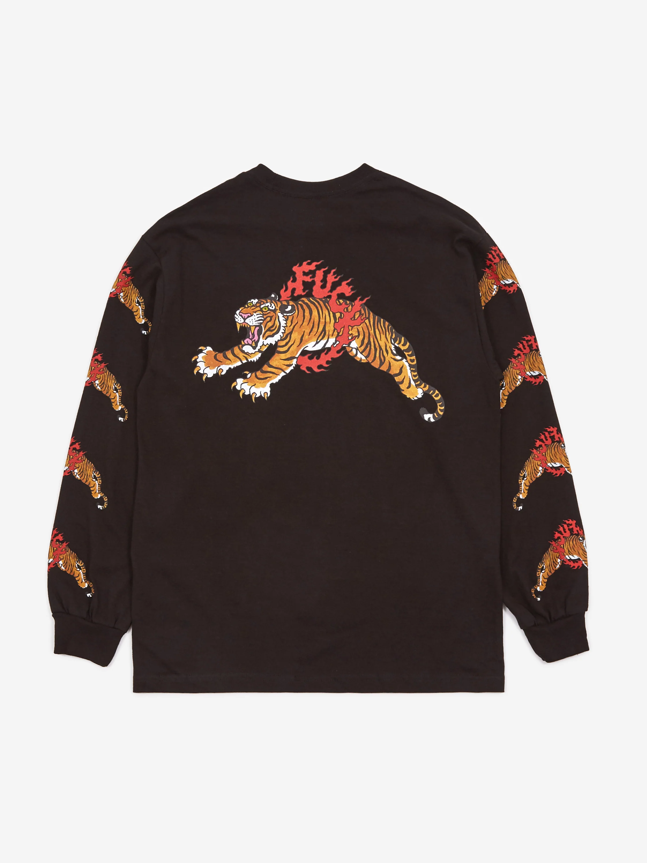 Wacko Maria x Tim Lehi / Crew Neck Longsleeve T-Shirt - Black - Image 5
