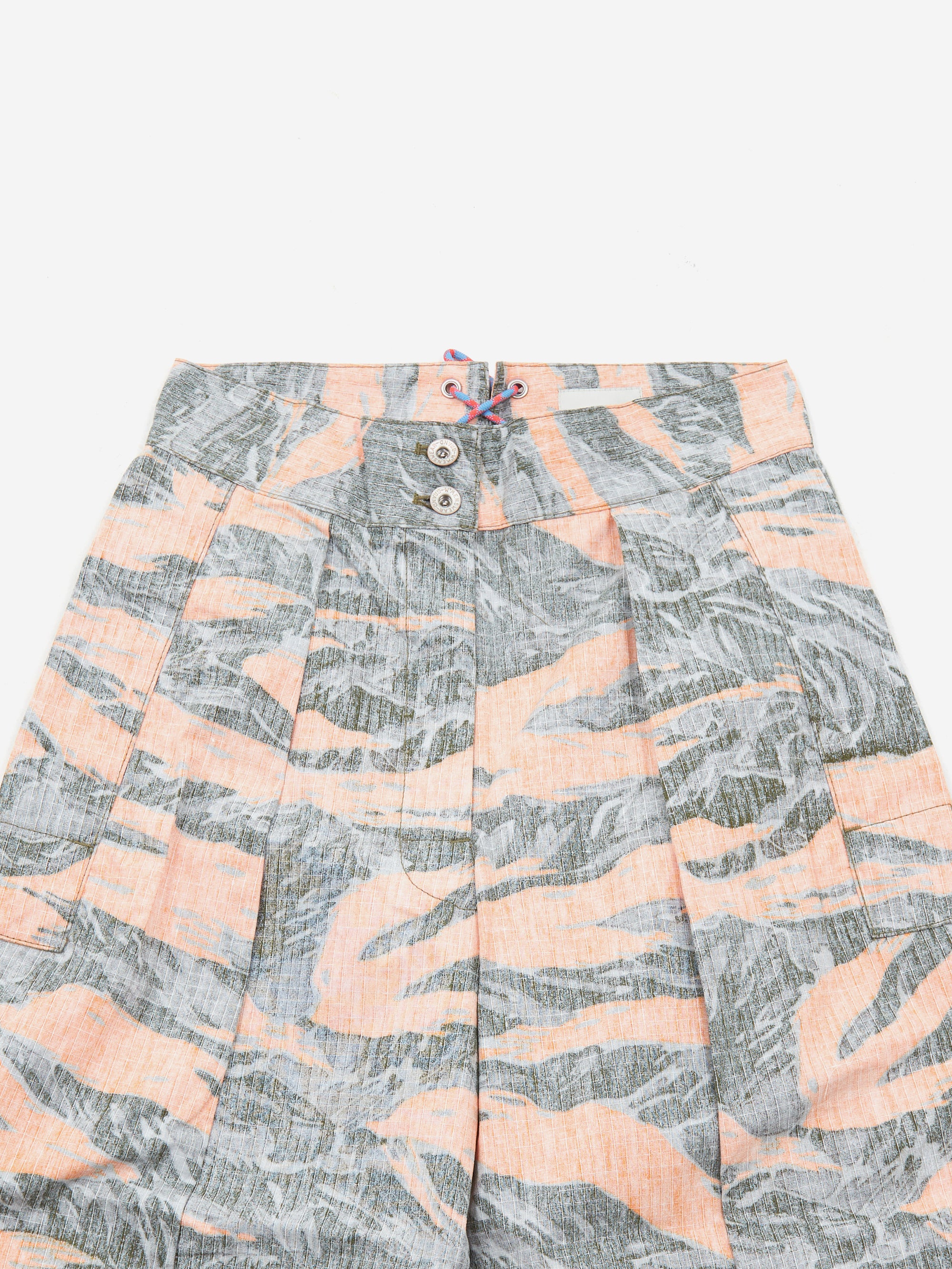 W'Menswear Crazy Border Trouser - Orange Print - Image 5