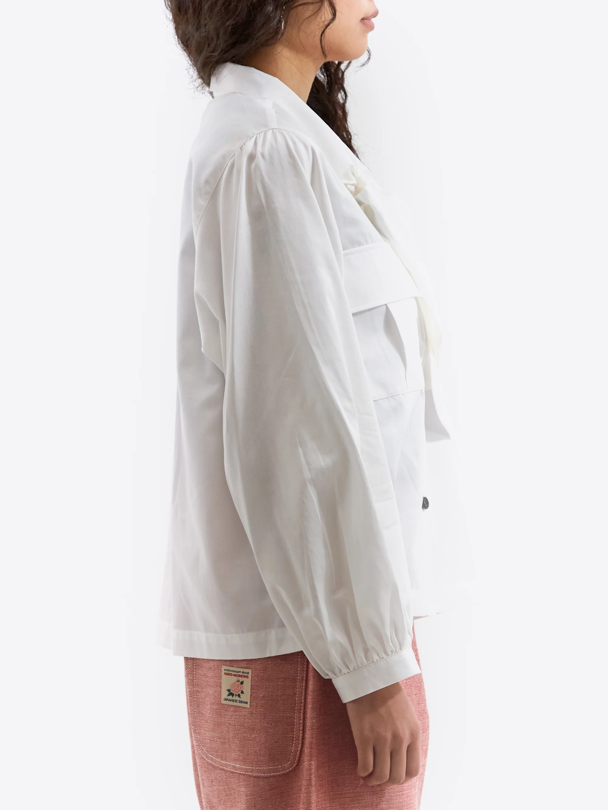 W'menswear Drag Shirt - Off White - Image 3