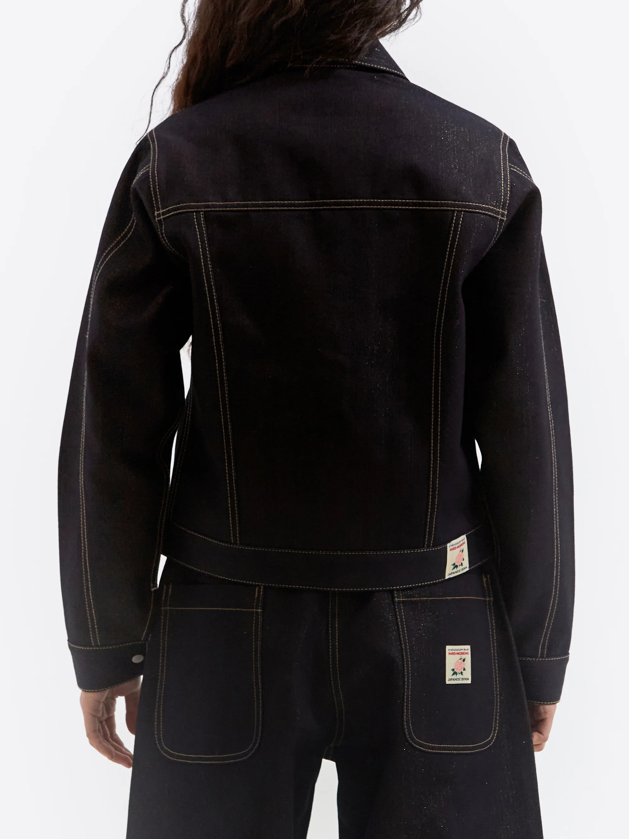 W'menswear Engineers Jacket - Indigo/Gold - Image 5