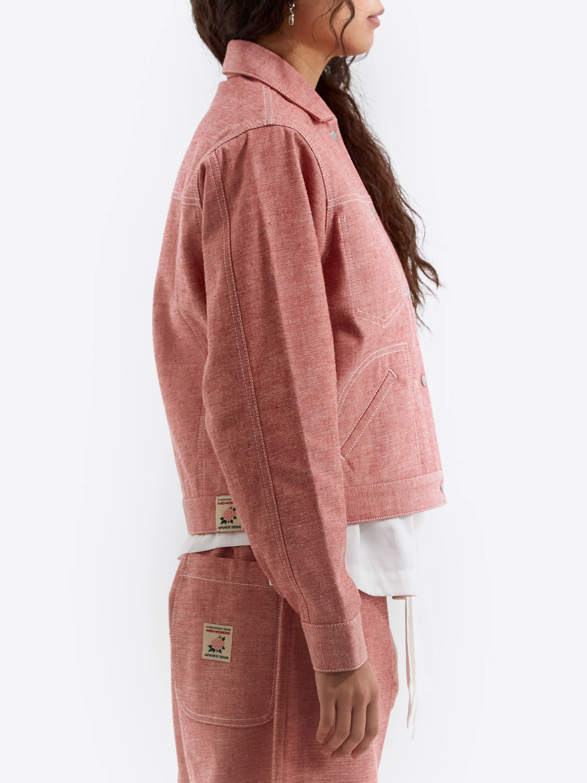 W'menswear Engineers Jacket - Red - Image 3
