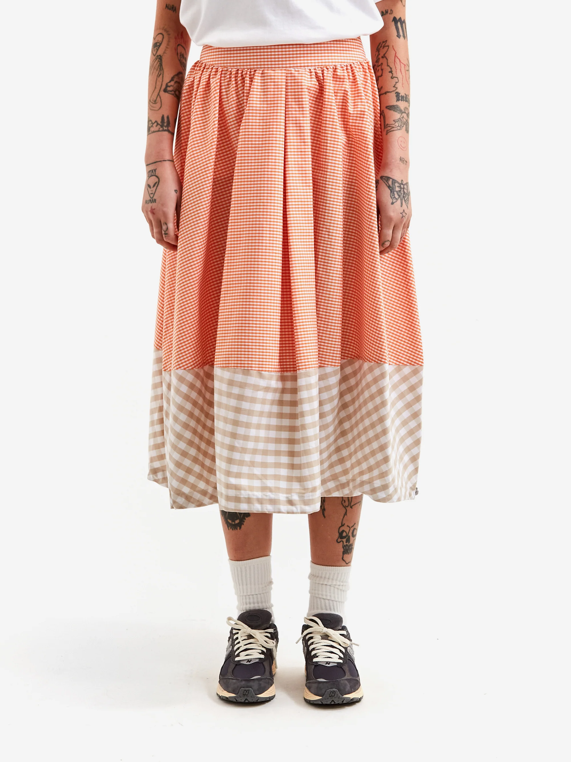 W'Menswear Ripcord Skirt - Orange