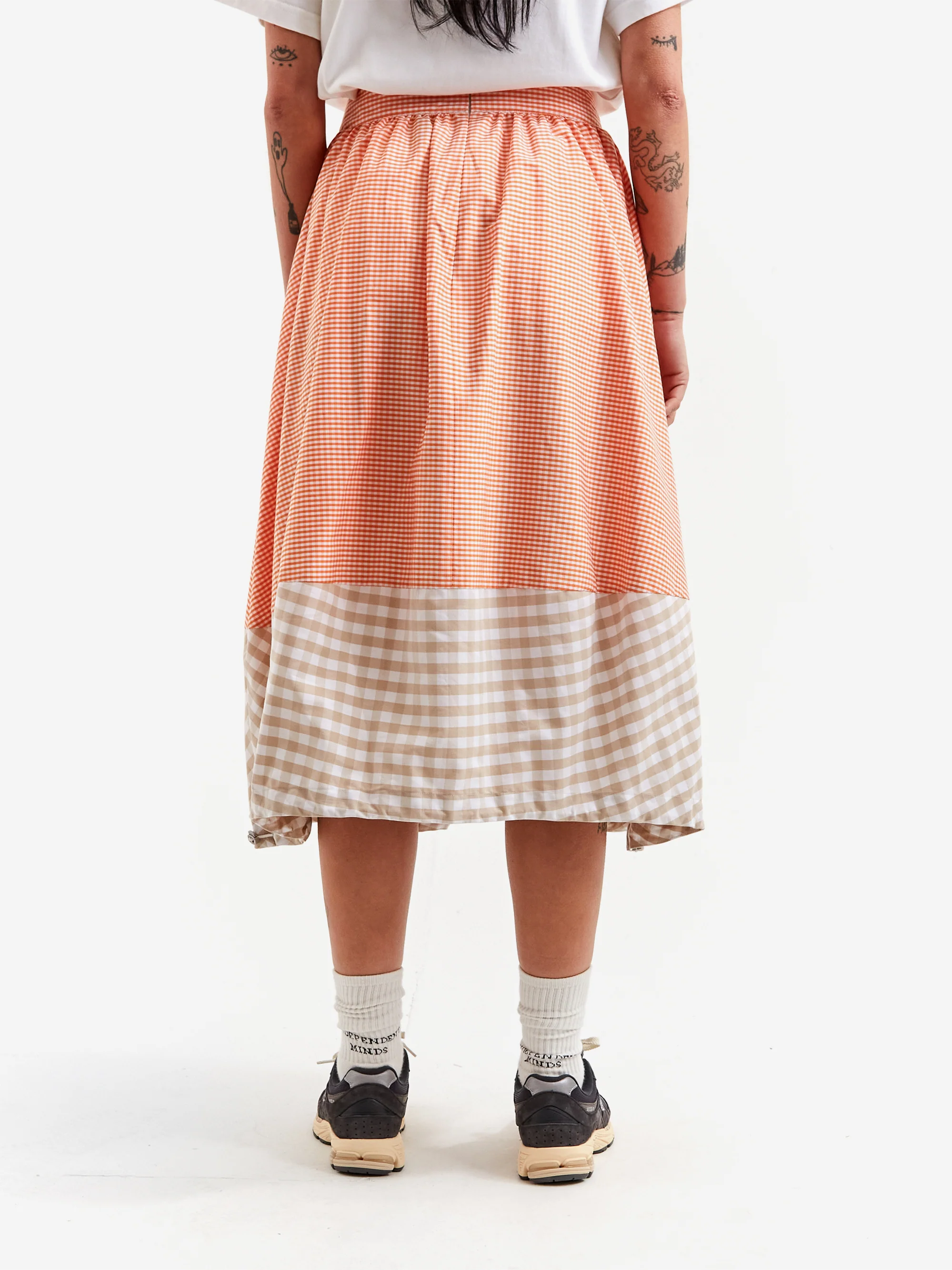 W'Menswear Ripcord Skirt - Orange - Image 3