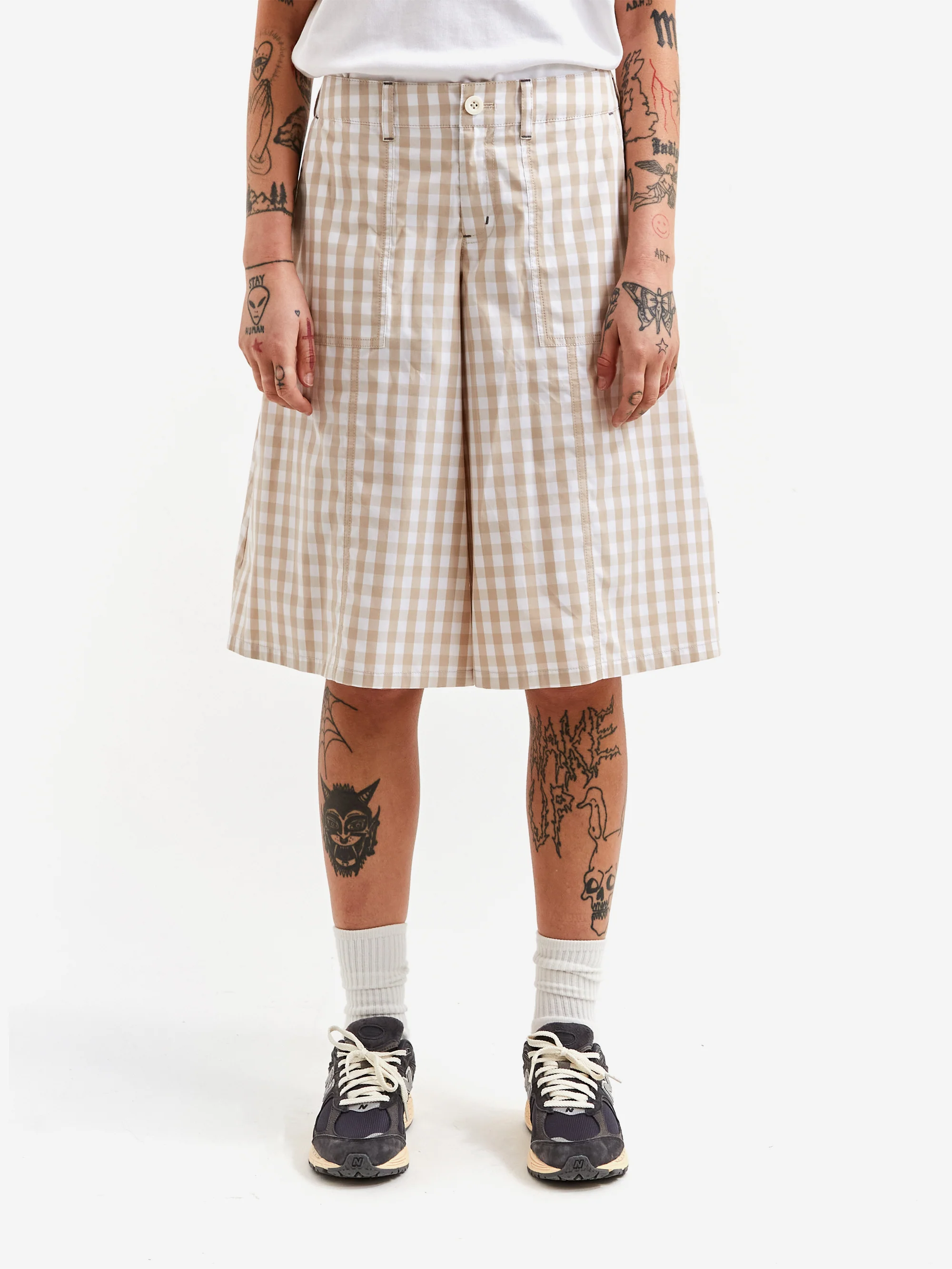 W'Menswear Training Shorts - Beige