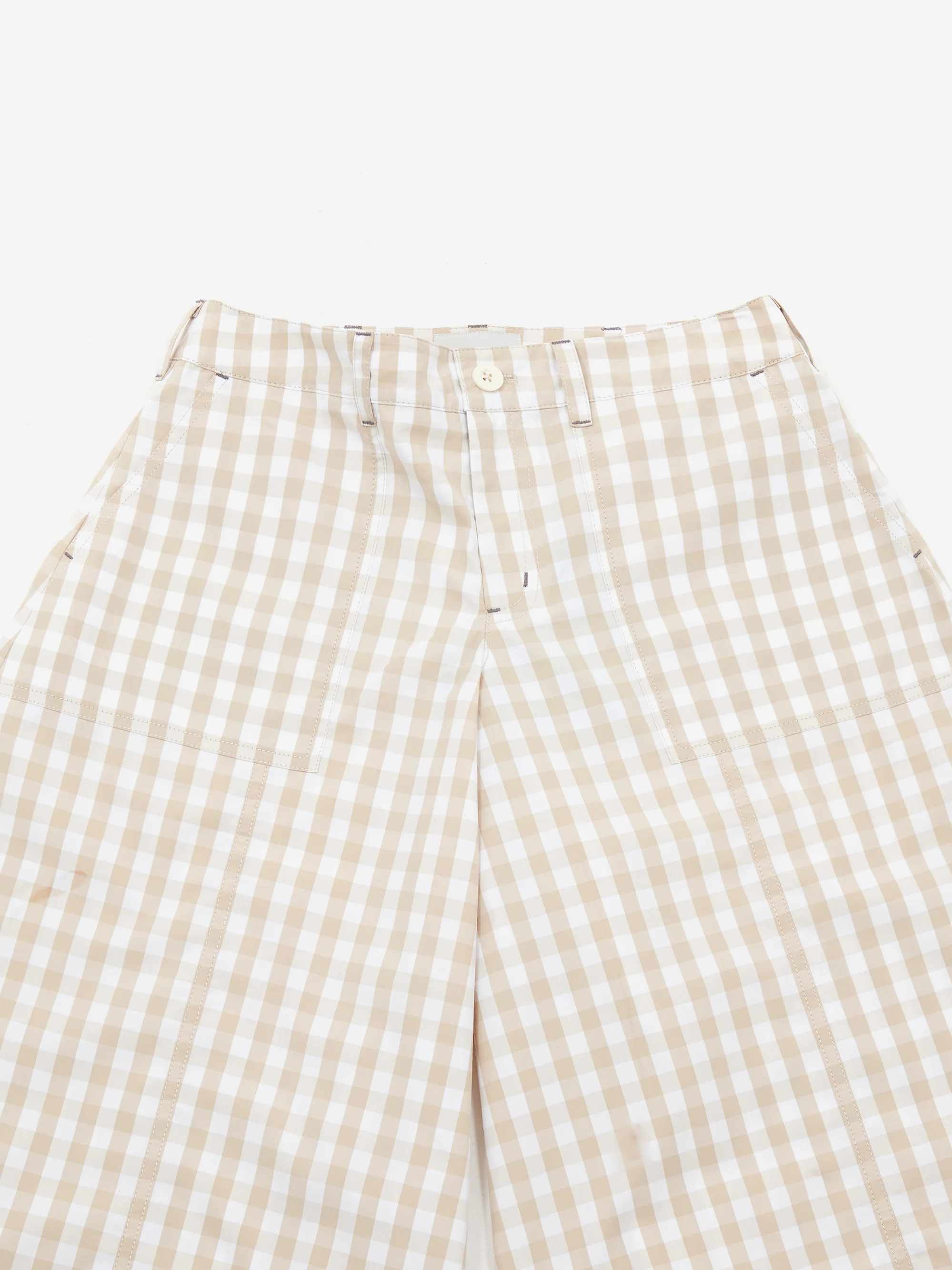 W'Menswear Training Shorts - Beige - Image 5