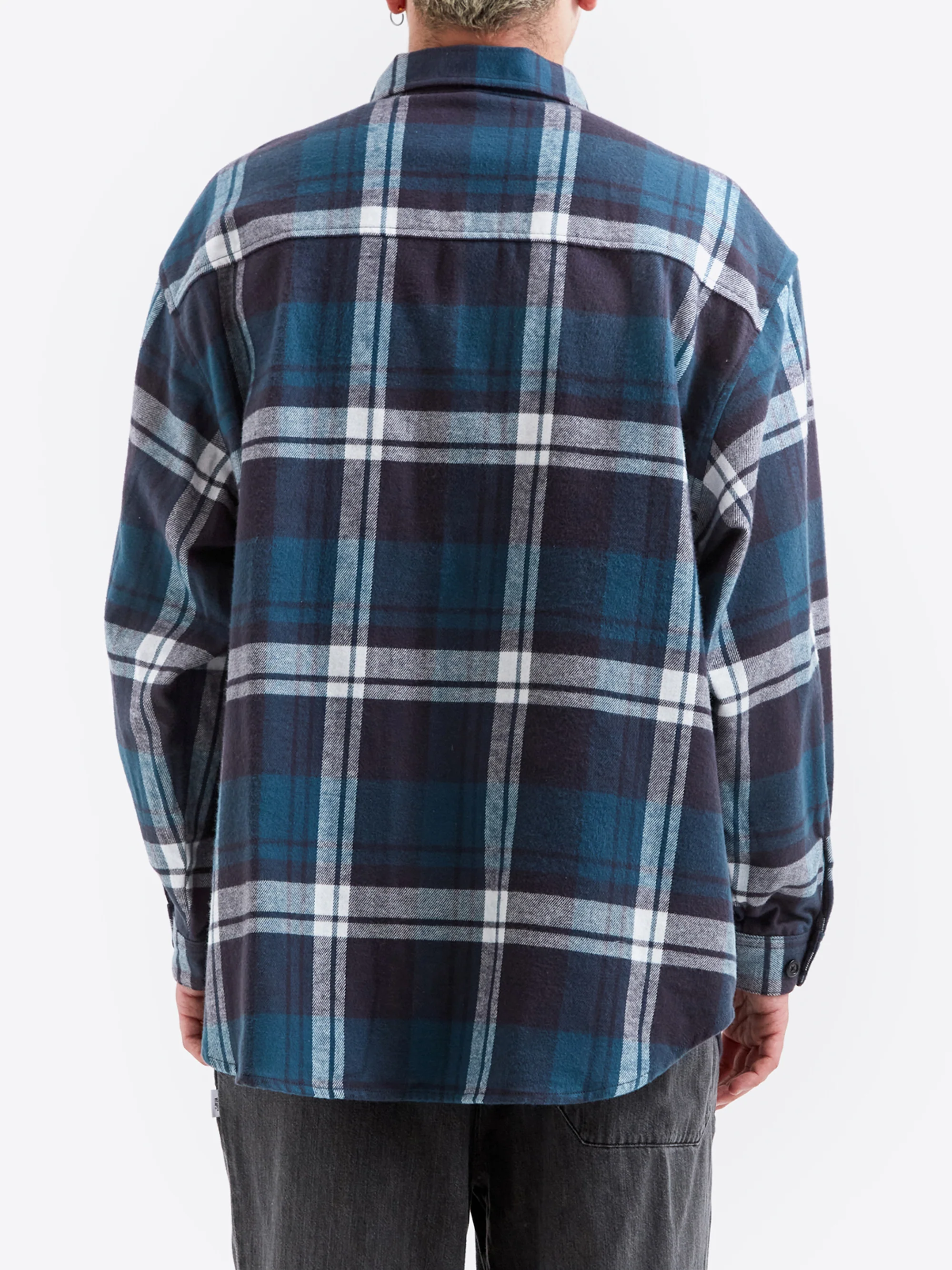 WTAPS 11 Longsleeve Check Shirt - Green - Image 5