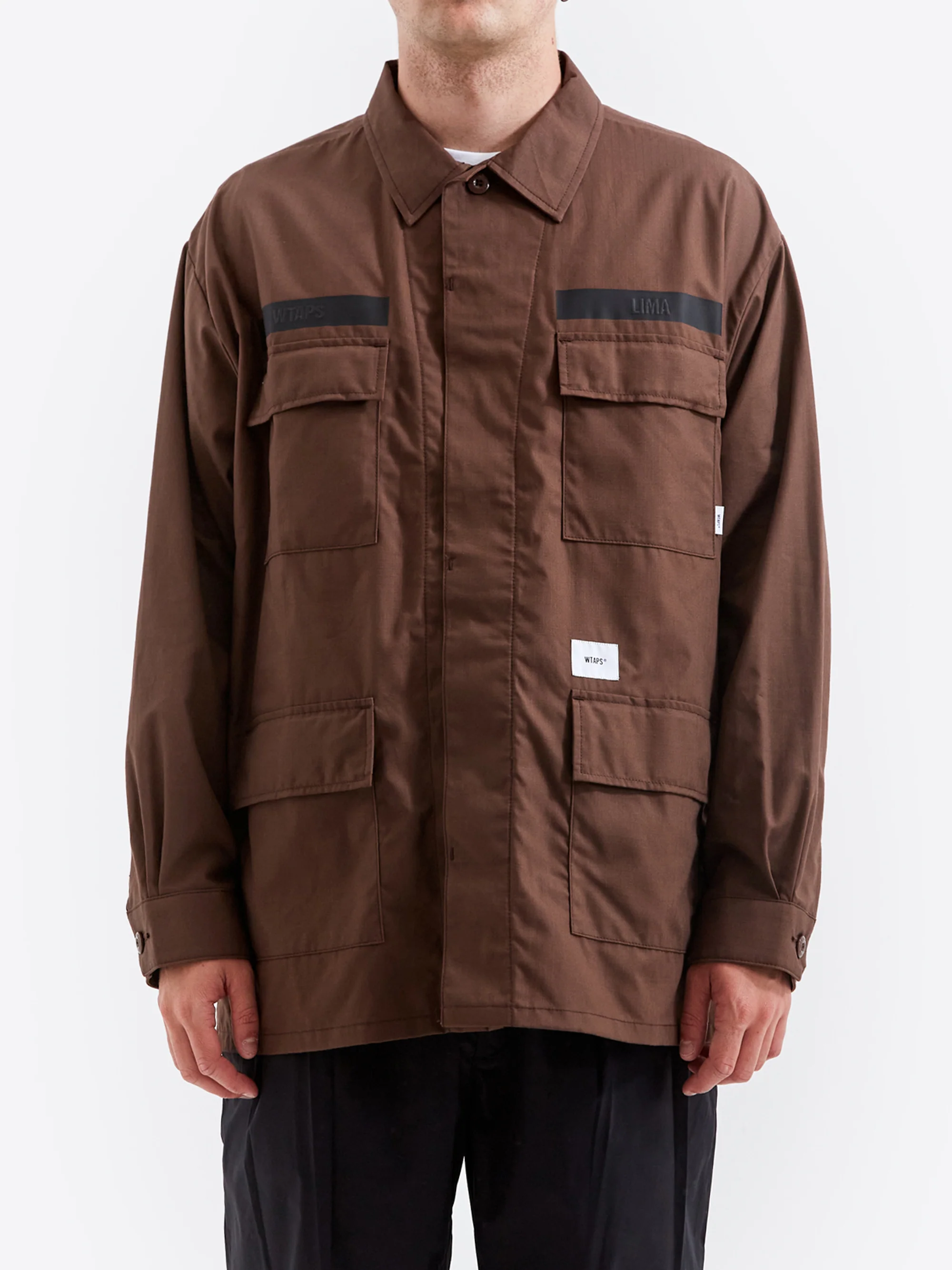 WTAPS 17 Utility Overshirt - Brown - Image 2