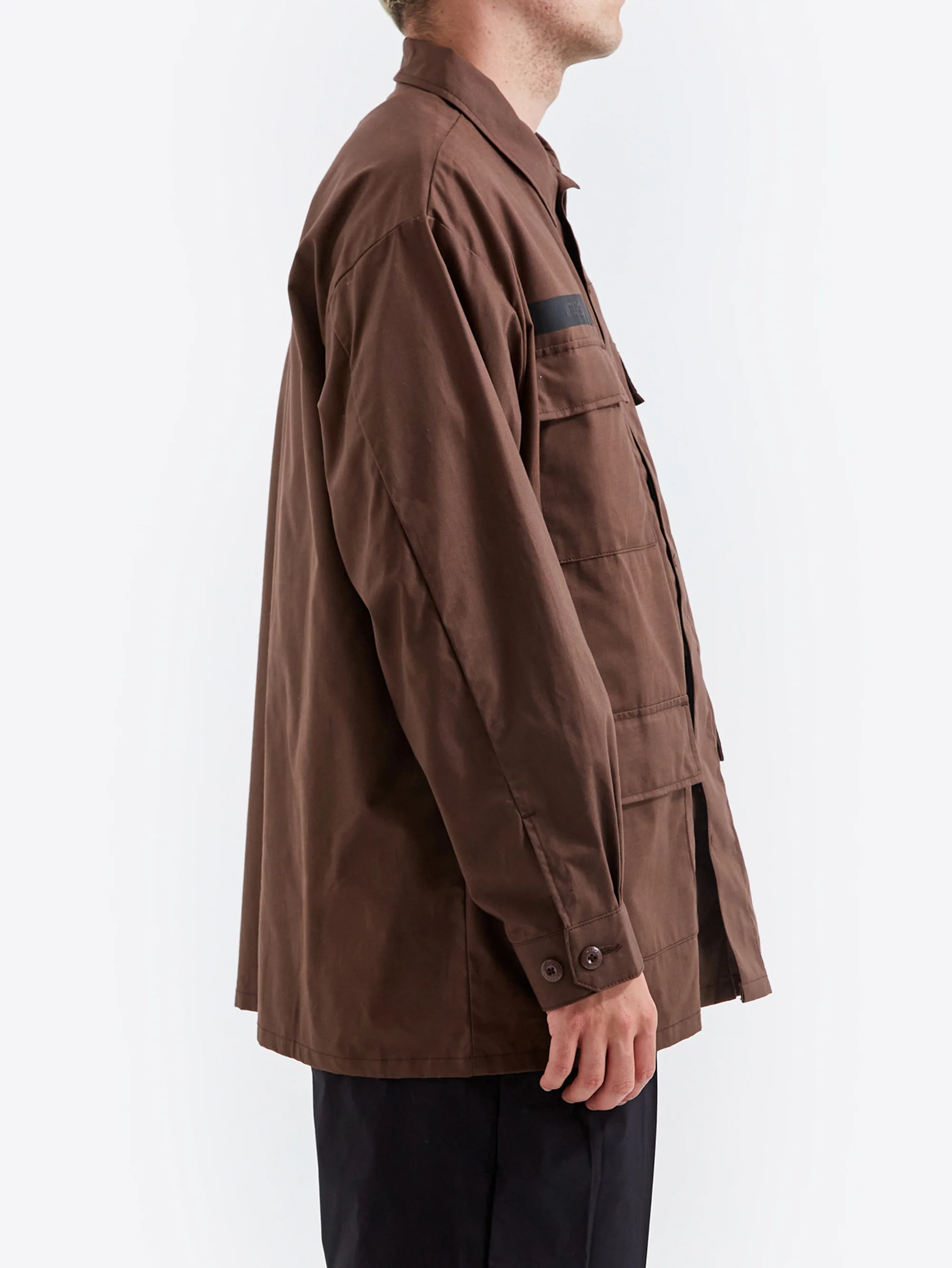 WTAPS 17 Utility Overshirt - Brown - Image 5
