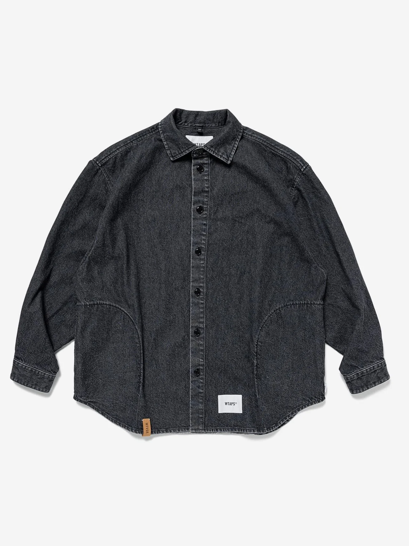 WTAPS 20 Long Sleeve Denim Shirt - Black