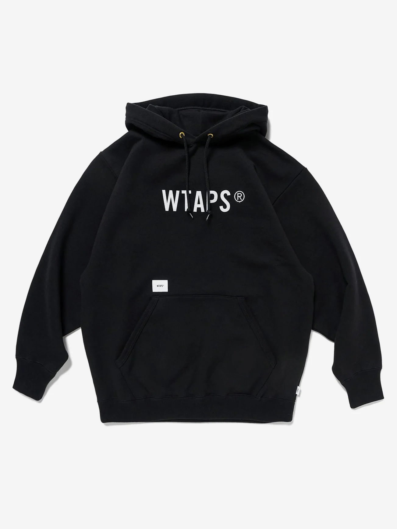 WTAPS Cut and Sewn 04 Logo Hoodie - Black