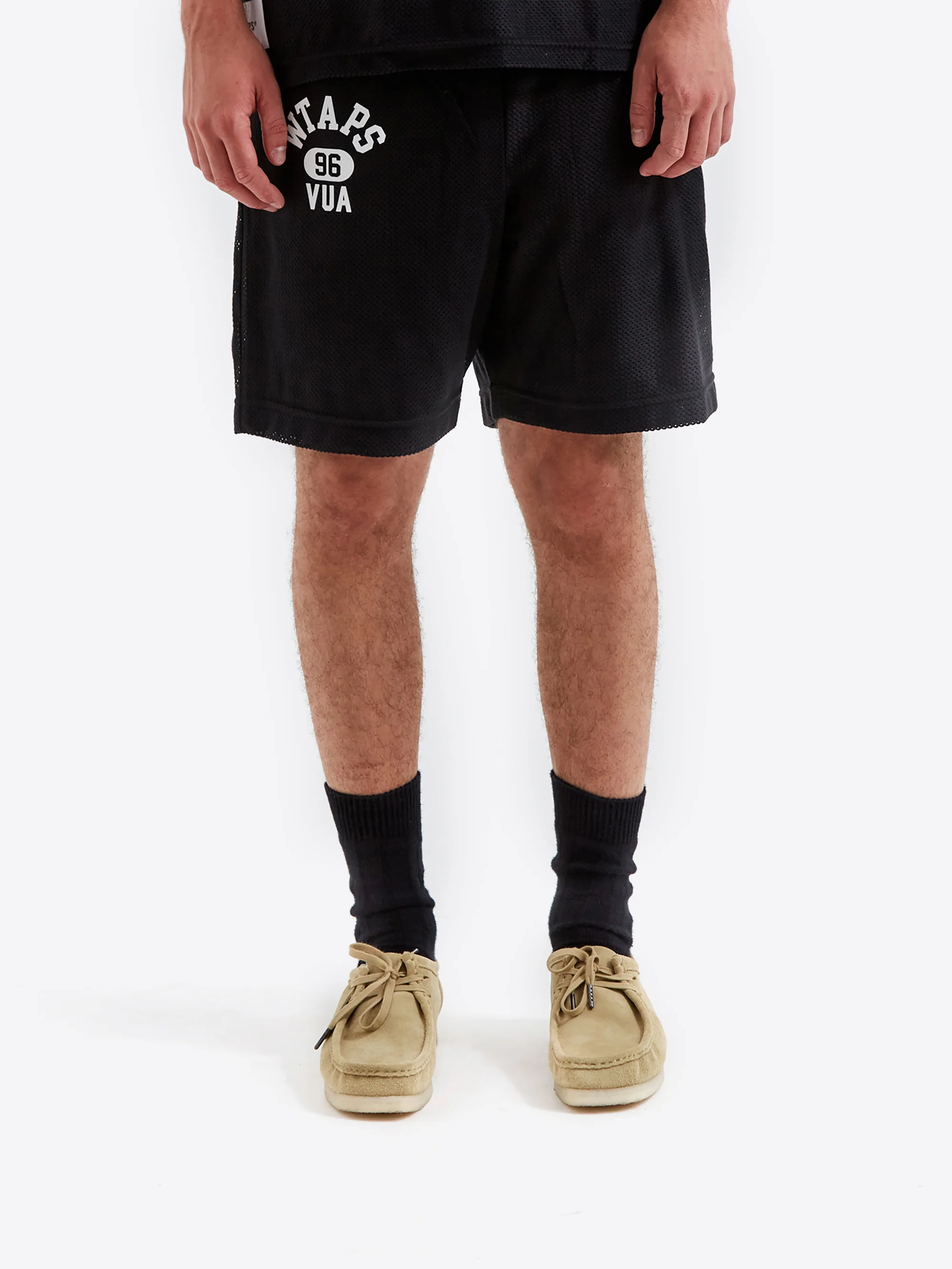 WTAPS Cut and Sewn 37 Drawstring Shorts - Black - Image 2