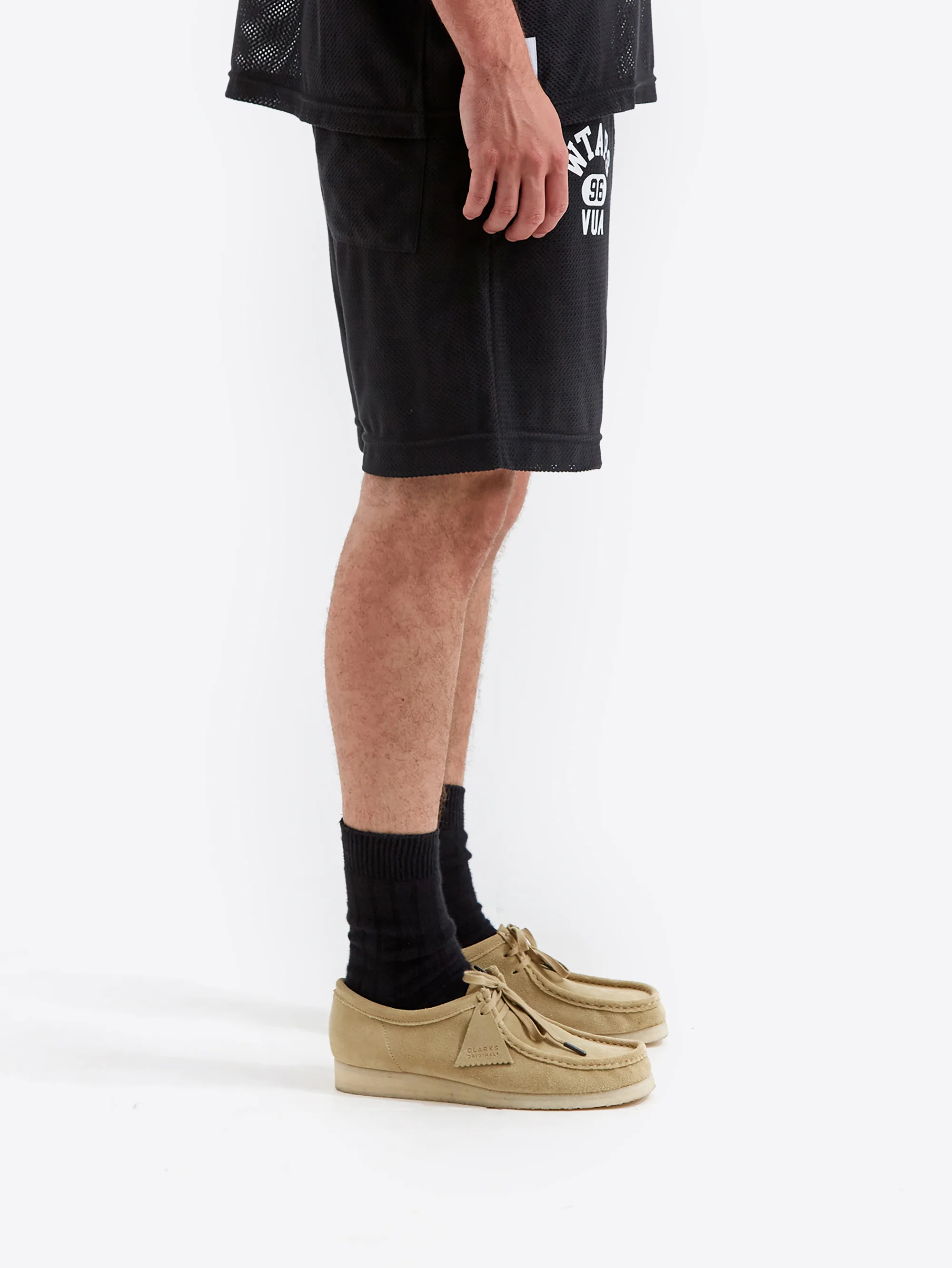 WTAPS Cut and Sewn 37 Drawstring Shorts - Black - Image 5