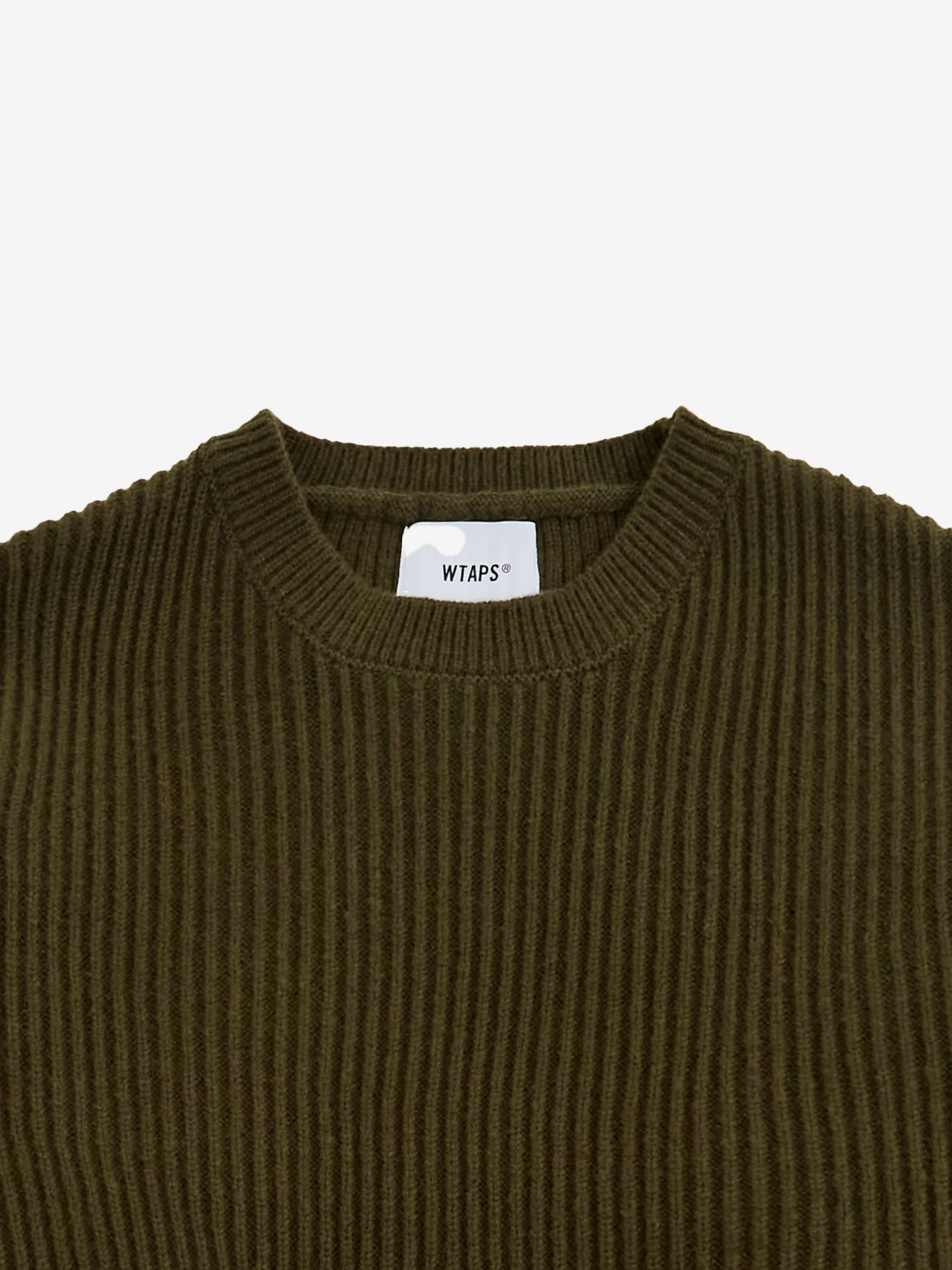 WTAPS Deck Sweater - Olive Drab - Image 3
