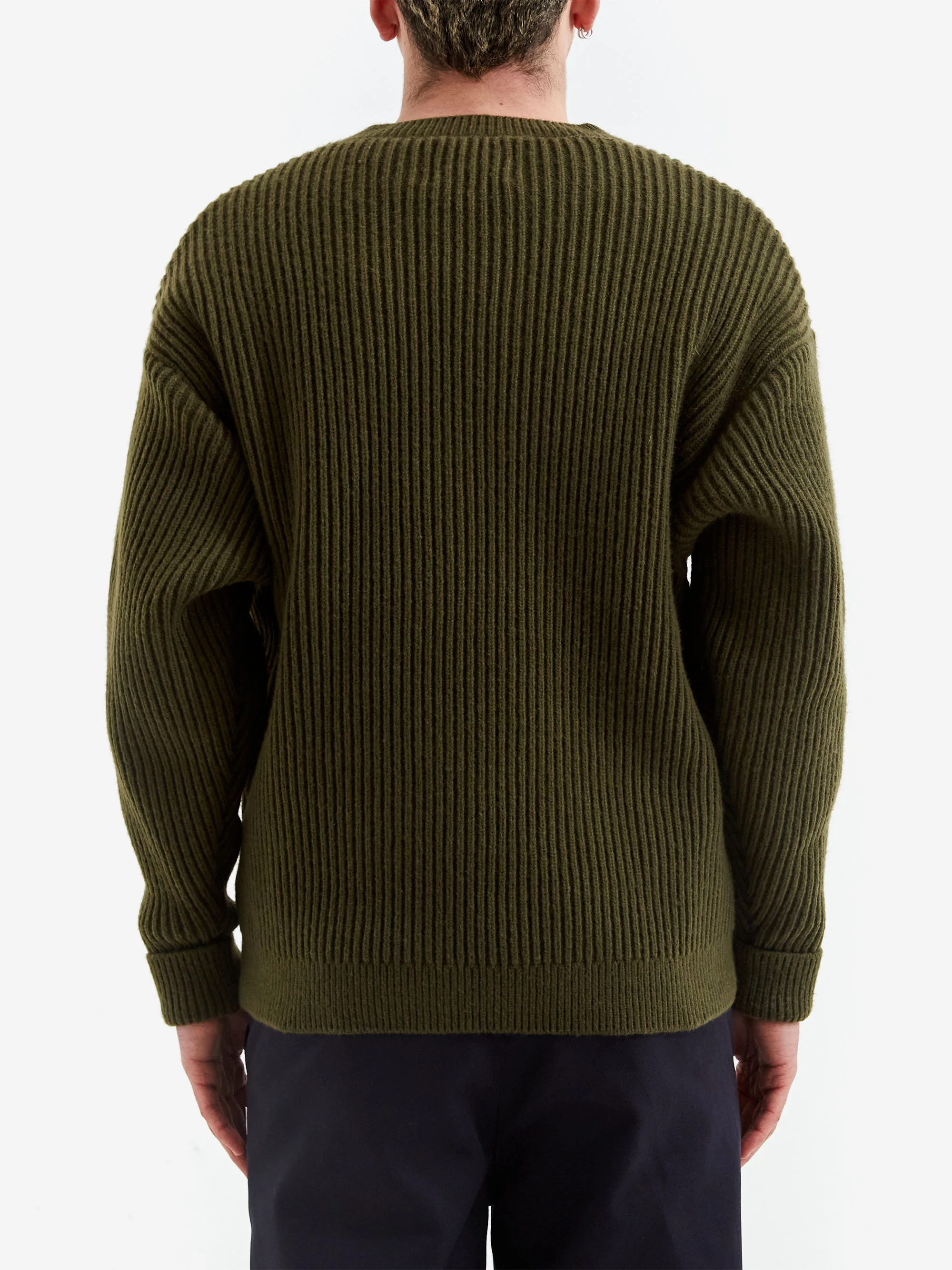 WTAPS Deck Sweater - Olive Drab - Image 6