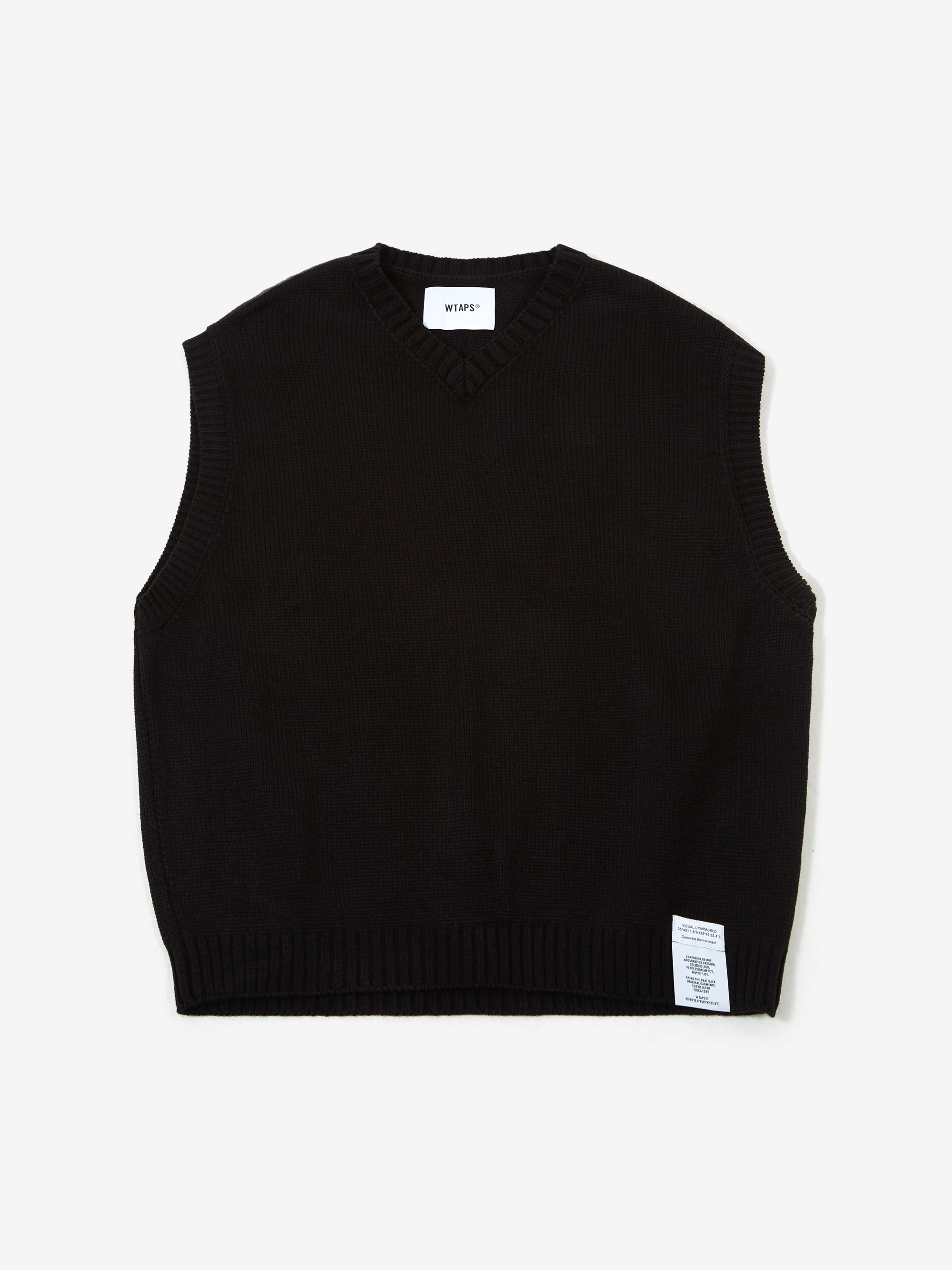 WTAPS Knit Vest 01 - Black