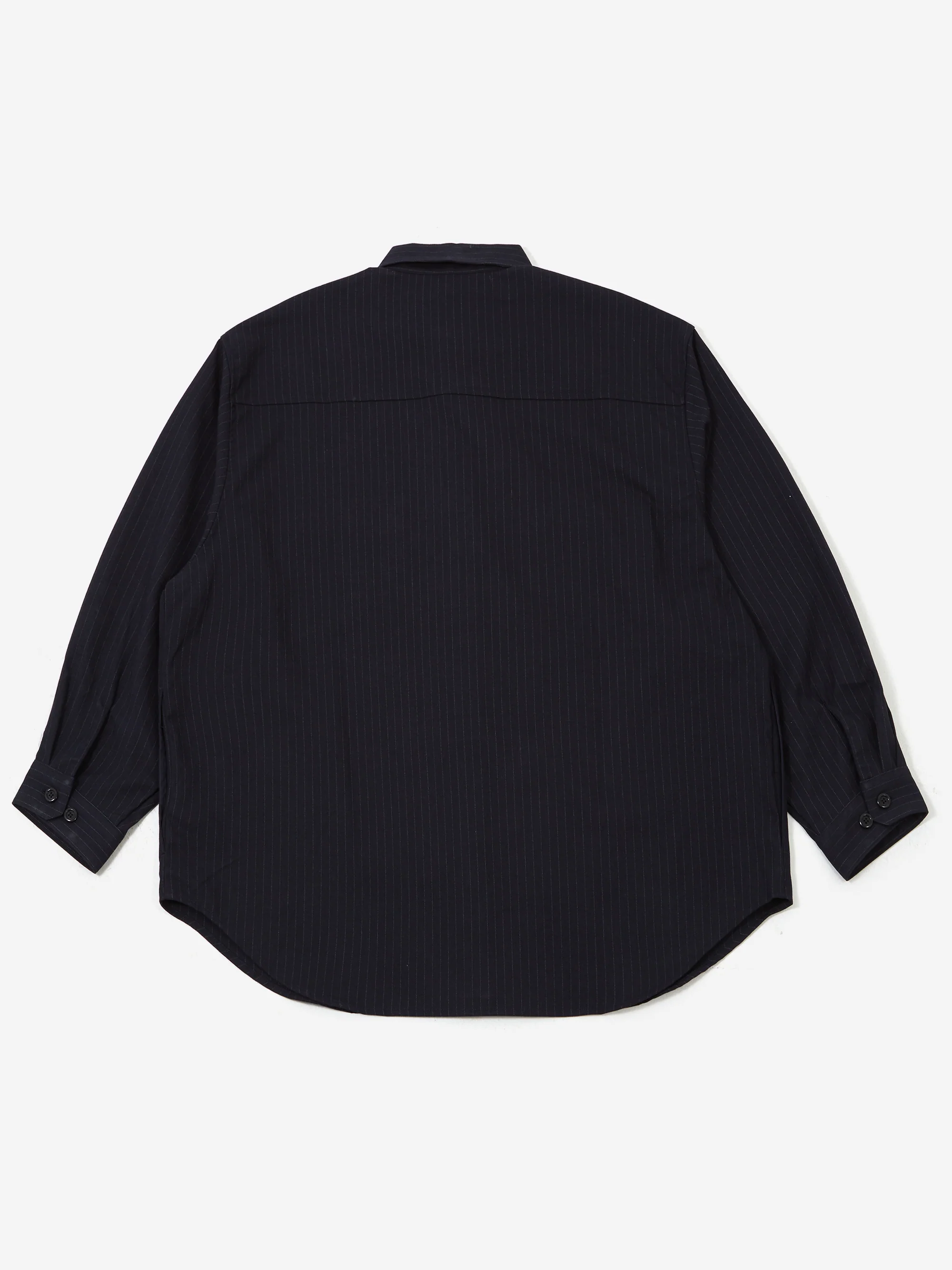 WTAPS Long Sleeve Shirt 04 - Navy - Image 3