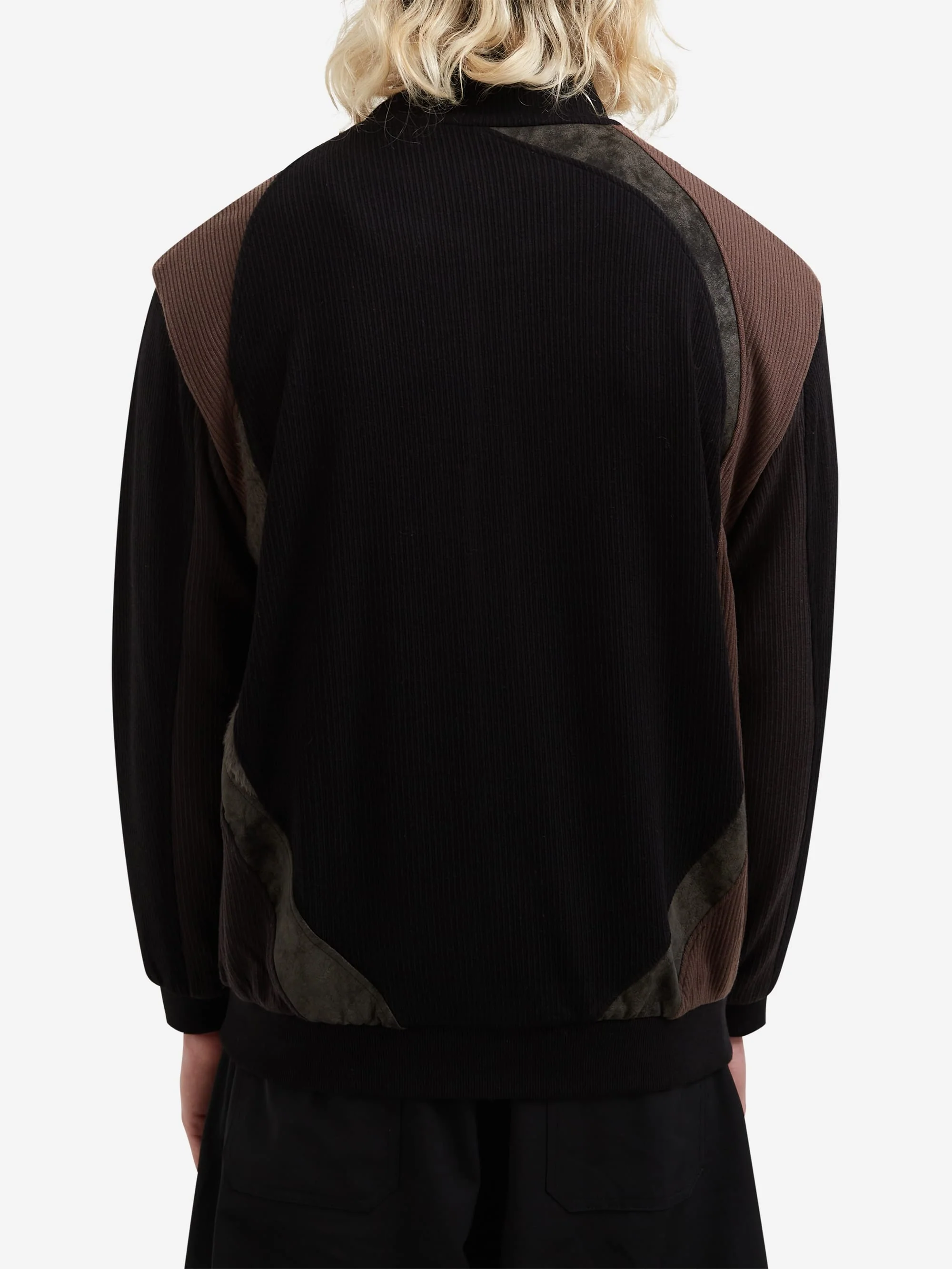 XLIM Jersey Zip Up - Black/Brown - Image 7