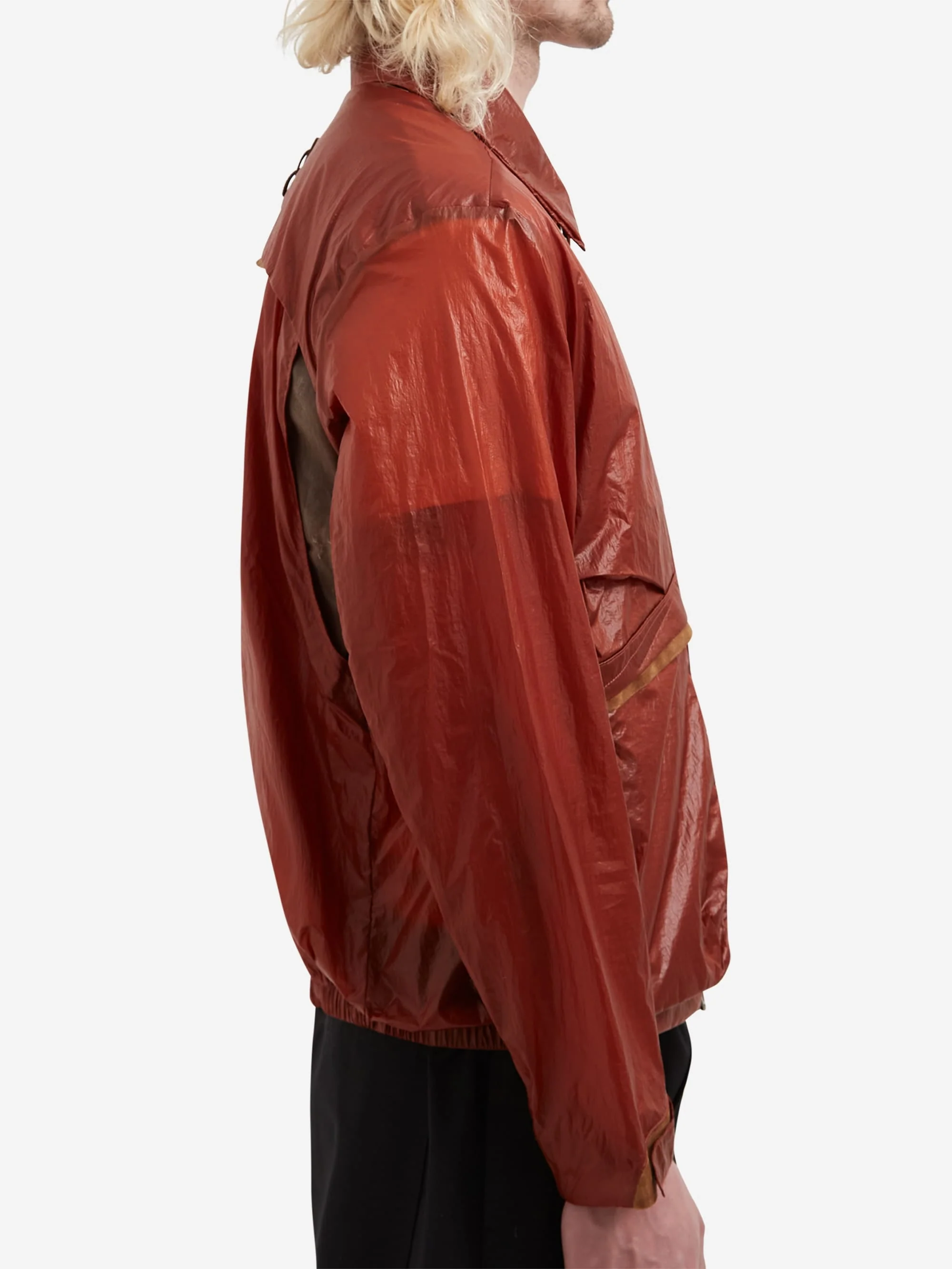 XLIM Nylon Pocket Jacket - Deep Orange - Image 6