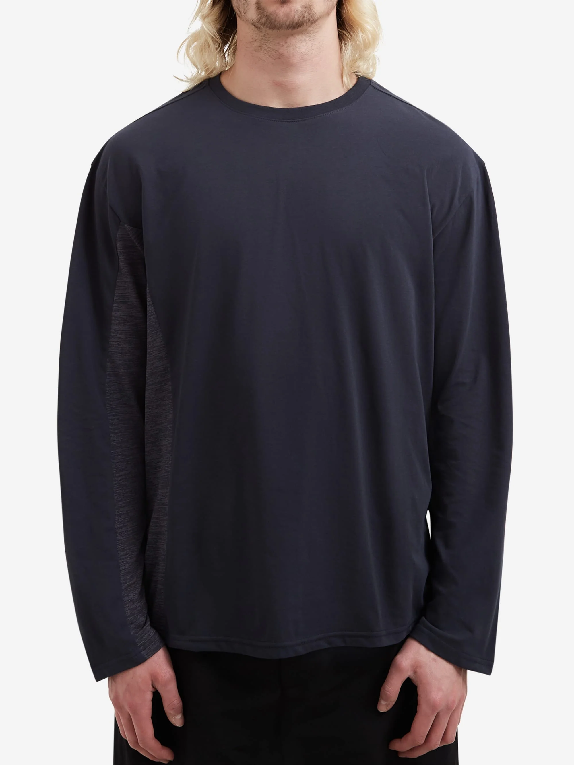 XLIM Panel Long Sleeve - Charcoal - Image 2
