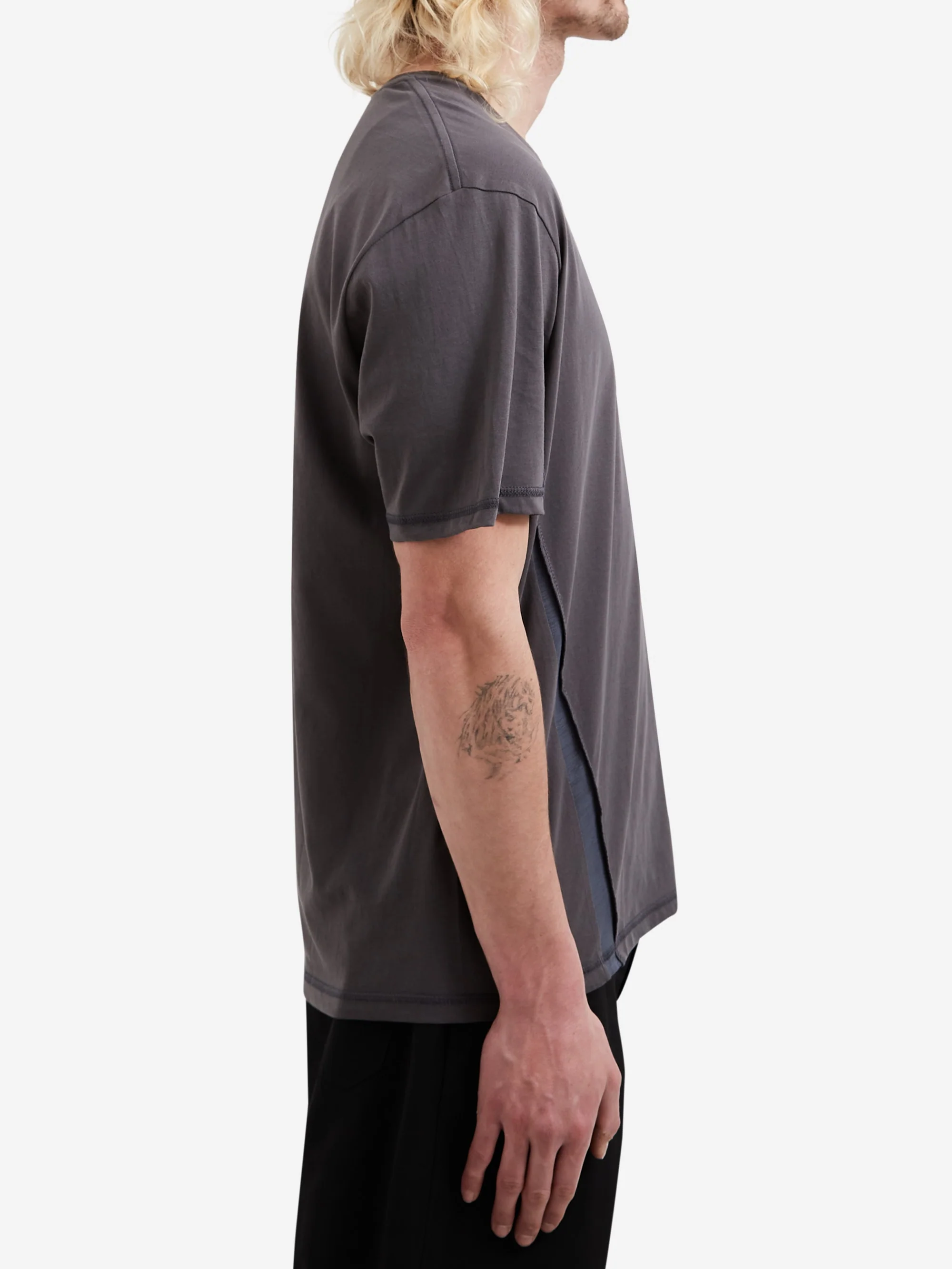 XLIM Panel T-Shirt - Grey - Image 5