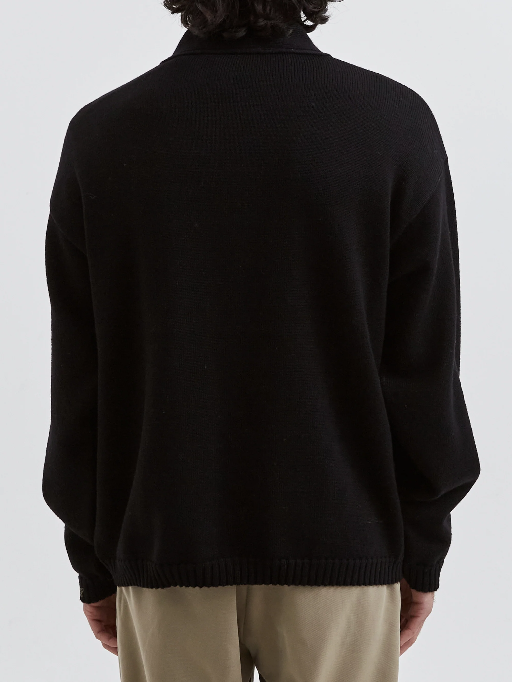 YMC Archie Cardigan - Black - Image 6