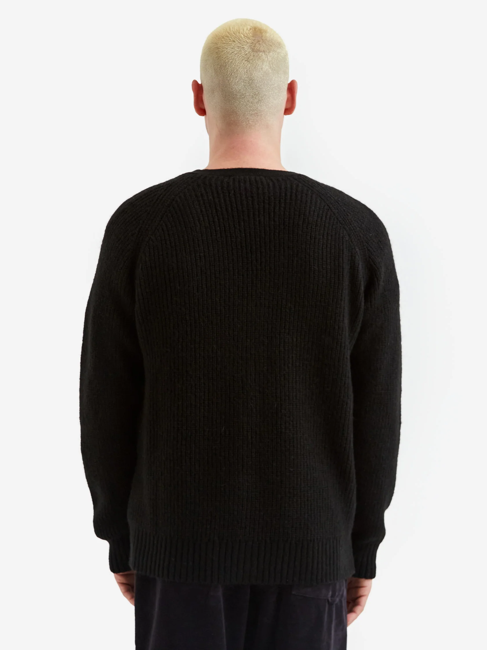 YMC Kurt Cardigan - Black - Image 9