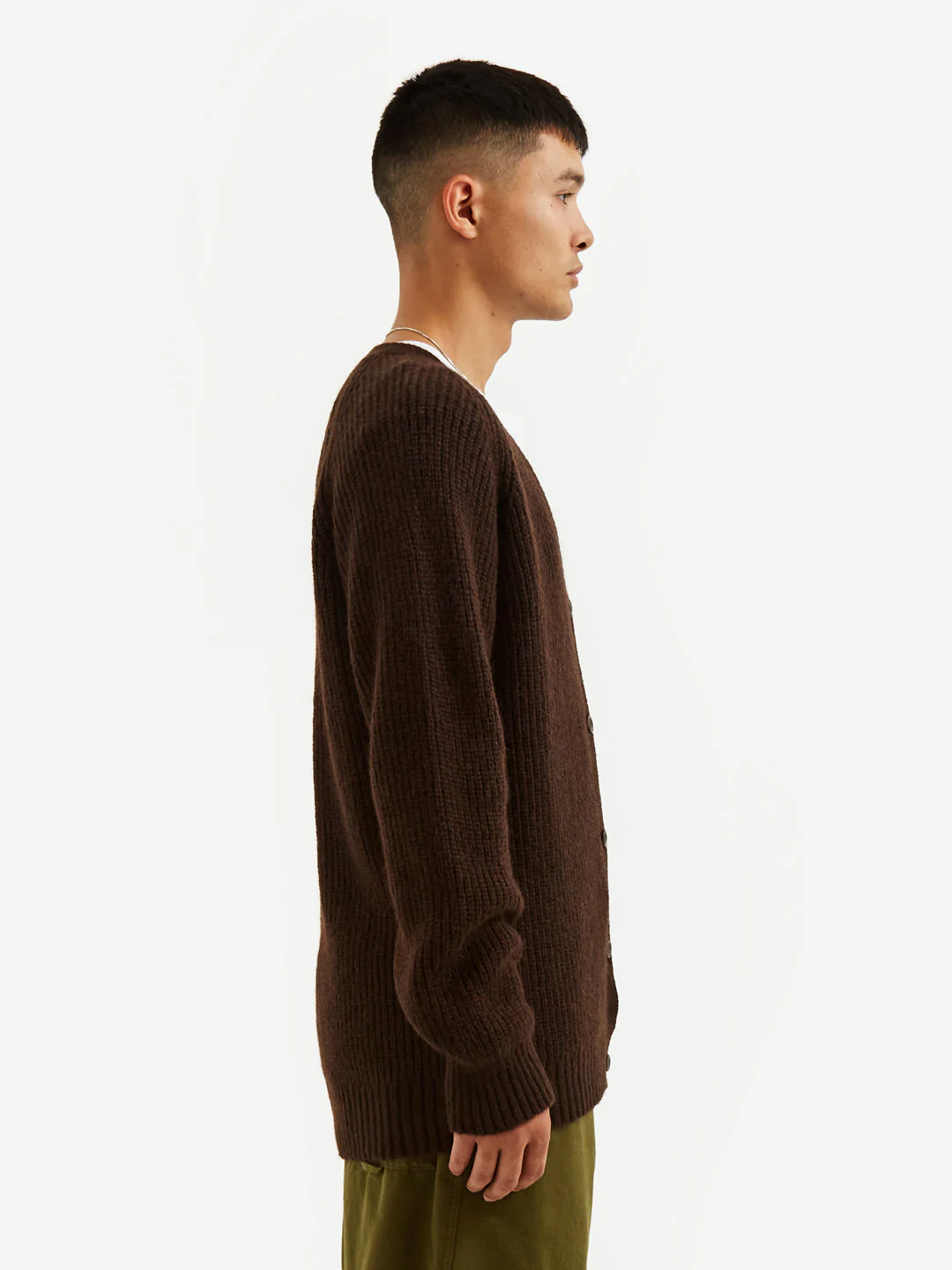 YMC Kurt Cardigan - Brown - Image 6