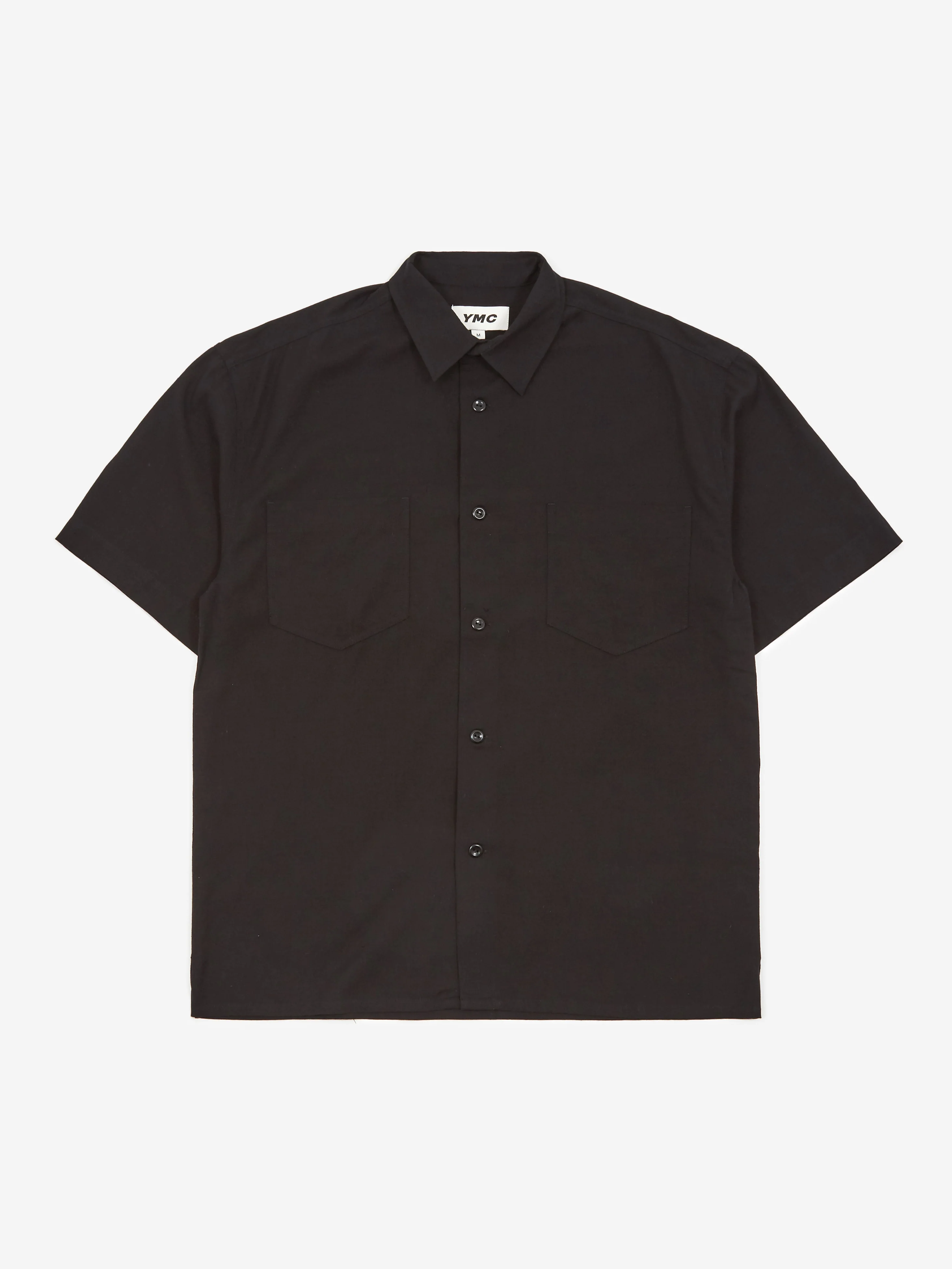 YMC Mitchum Shortsleeve Shirt - Black