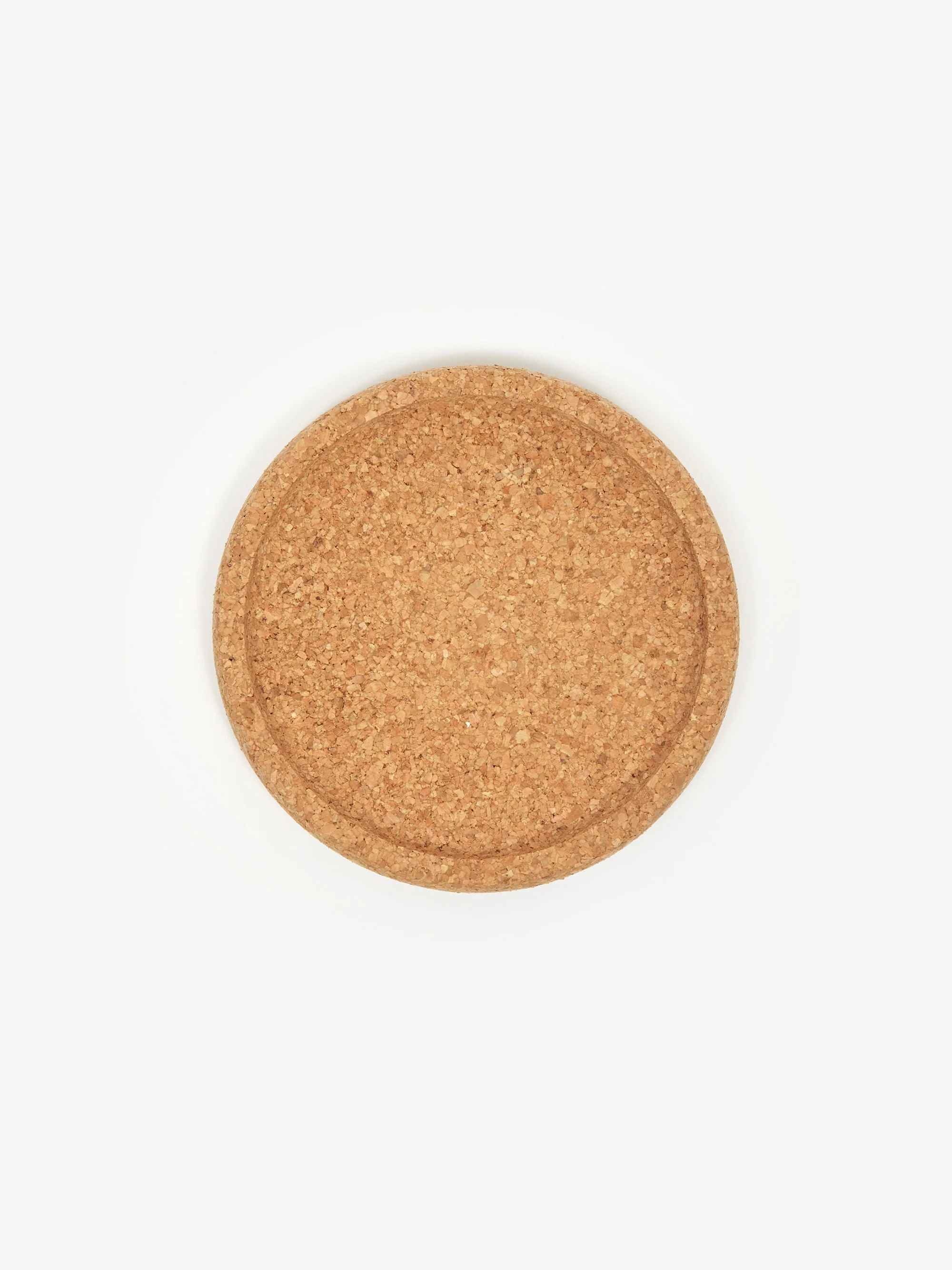 Yod and Co Round Cork Tray Medium - Brown - Image 3