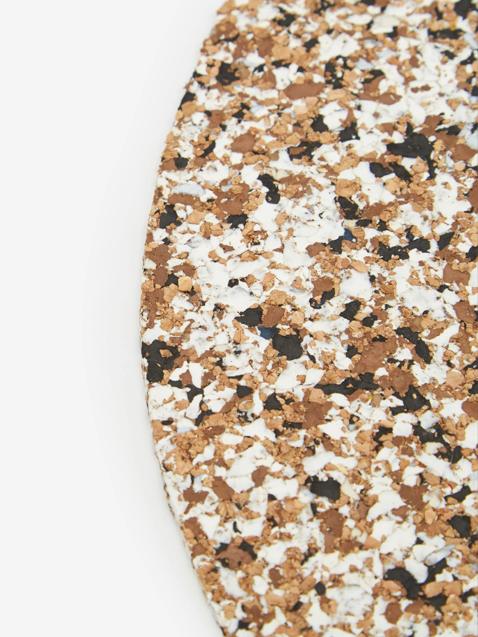 Yod and Co Speckled Cork Placemat 30cm - Black - Image 2