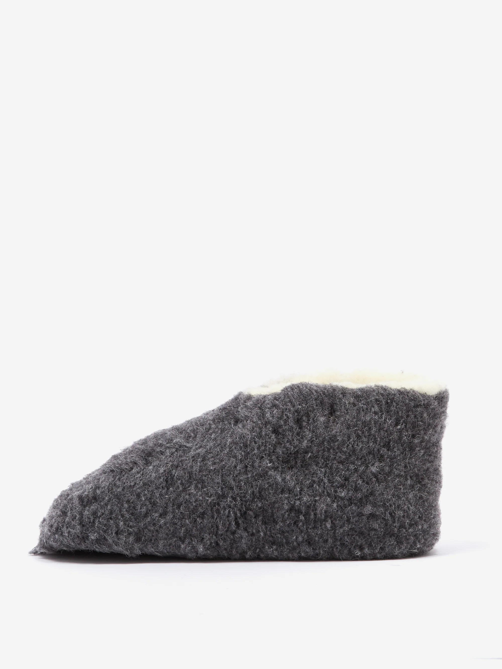 Yoko Wool Comfy Slipper Boot - Graphite - Image 5